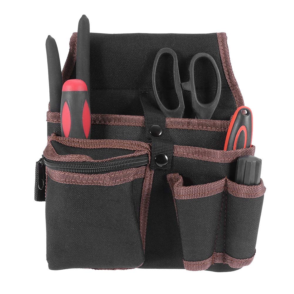 Portable Electrician Tool Bag with Multiple Pockets - Waist Tool Storage Pouch for Electricians, Workmen & Carpenters - Durable Tool Organizer for Electrical Work, Construction & DIY Projects