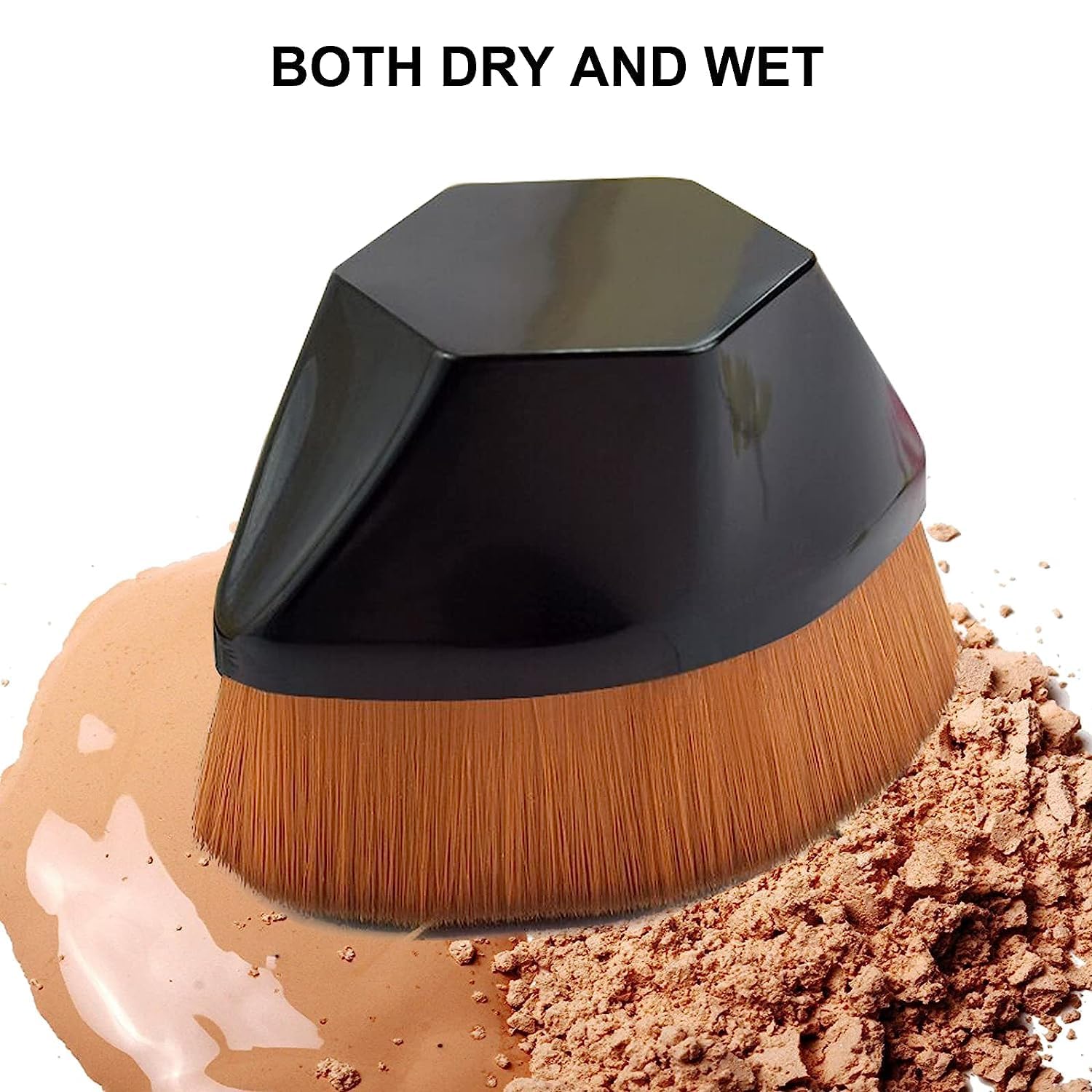LA VENUST Flawless Flat Makeup Foundation Brush - Professional Cosmetics Brush for Women - Pack of 1 - Perfect for Liquid & Cream Foundation Application
