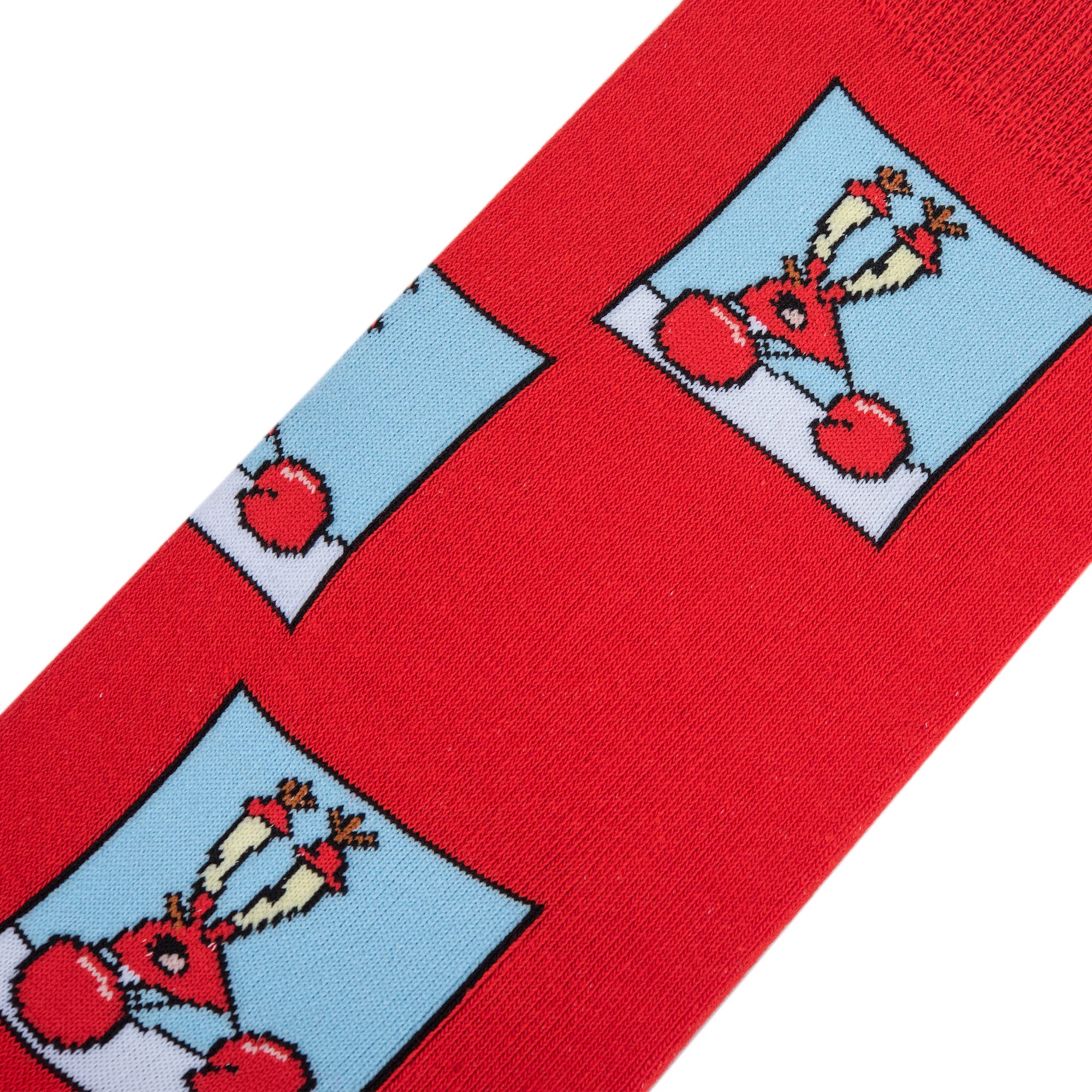 SpongeBob & Mr. Krabs Funny Graphic Crew Socks for Men & Women - Soft Comfortable Novelty Socks for Cartoon Fans, Gift Ideas & Casual Wear