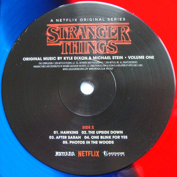 Kyle Dixon Stranger Things Volume One Soundtrack (2xLP Vinyl Album, Red) - Near Mint (NM/M) Condition - Perfect for 80s Nostalgia & Sci-Fi Movie Nights