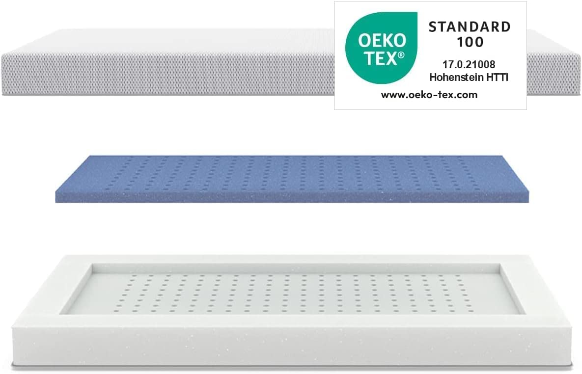 Bodyguard Bett1 | 60x120 cm Baby Crib Mattress – Safe, Washable & Ergonomic for Newborns, Infants & Toddlers (OEKO-TEX® 100 Certified, QX Foam, Machine Washable up to 60°C) – Perfect for Nursery, Daycare & Travel
