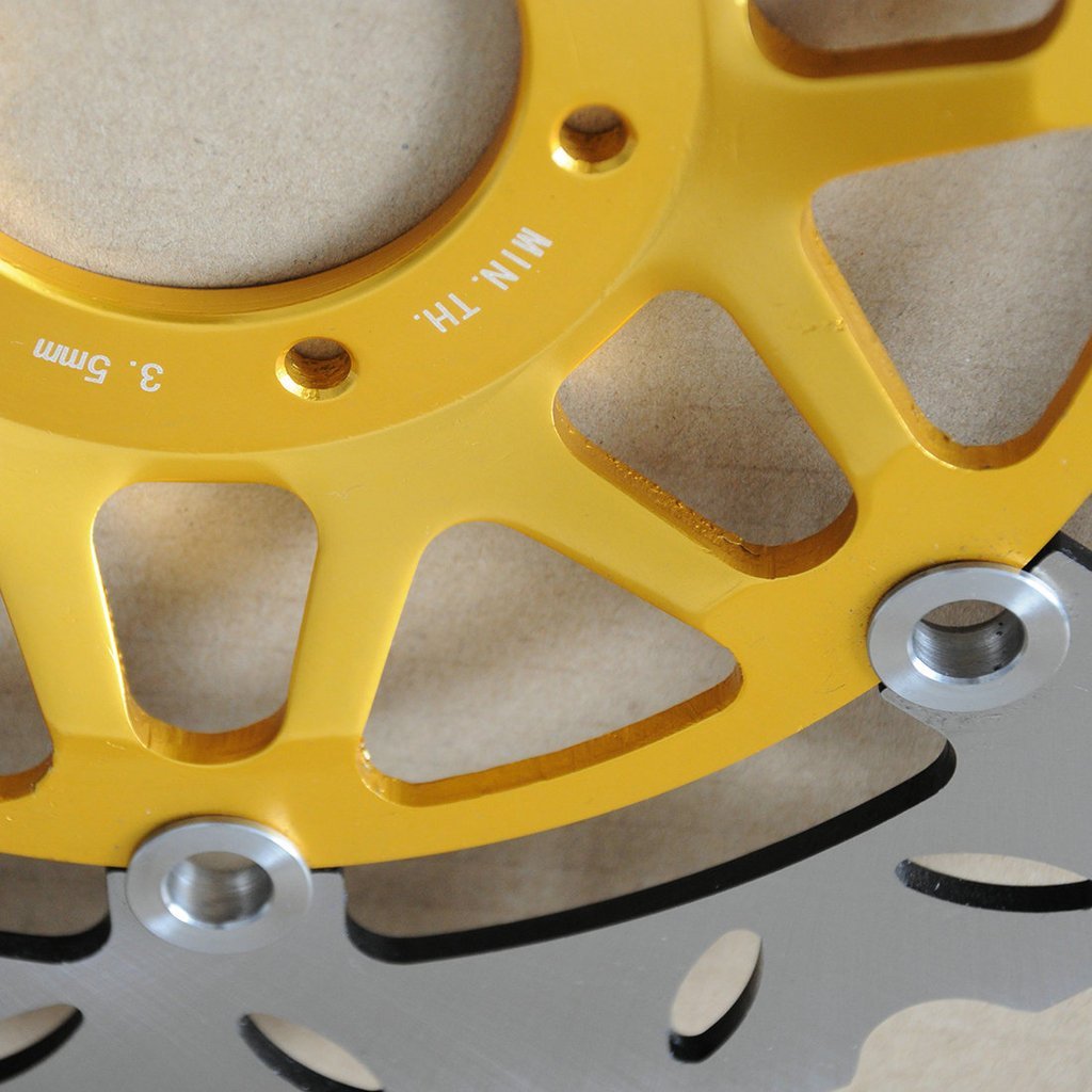 Honda CBR600 1999-2000 VFR800 CBR900 1992-1993 XL1000 Front Brake Rotor Disc Pair - High Performance Motorcycle Brake Discs for Improved Stopping Power & Safety - Perfect for Street Riding, Racing & Daily Commuting