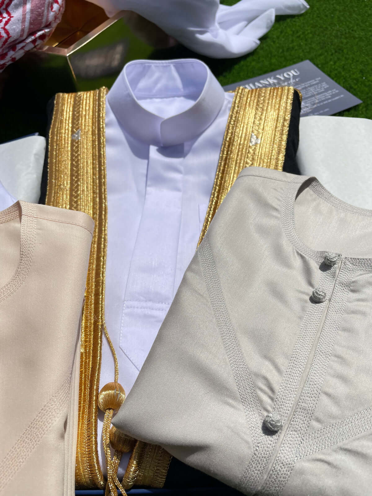 Premium My First Thobe Gift Set for Kids - Traditional Islamic Outfit for Eid, Ramadan & Special Occasions - Perfect for Boys' Religious Ceremonies & Family Celebrations