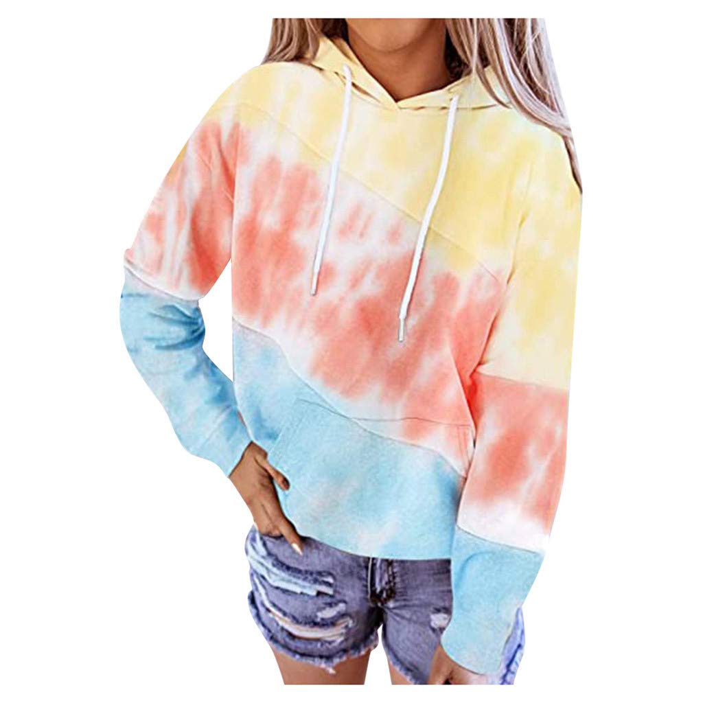Women's Plus Size Tie-Dye Gradient Pullover Sweatshirt - Long Sleeve Casual Top for Women | Cozy Loungewear, Fall Fashion, Streetwear Outfits & Everyday Comfort