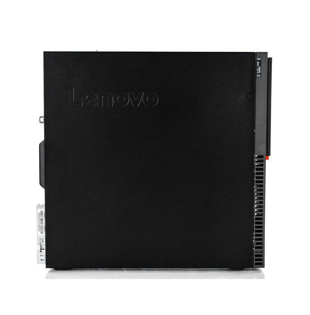 Lenovo ThinkCentre M800 SFF Desktop PC - Intel Core i7-6700 3.4GHz, 16GB DDR4 RAM, 128GB SSD + 2TB HDD, WiFi, Bluetooth, DVD-RW, Wireless Keyboard & Mouse, Windows 10 Pro (Renewed) - Perfect for Home Office, Business Workstations & Remote Work