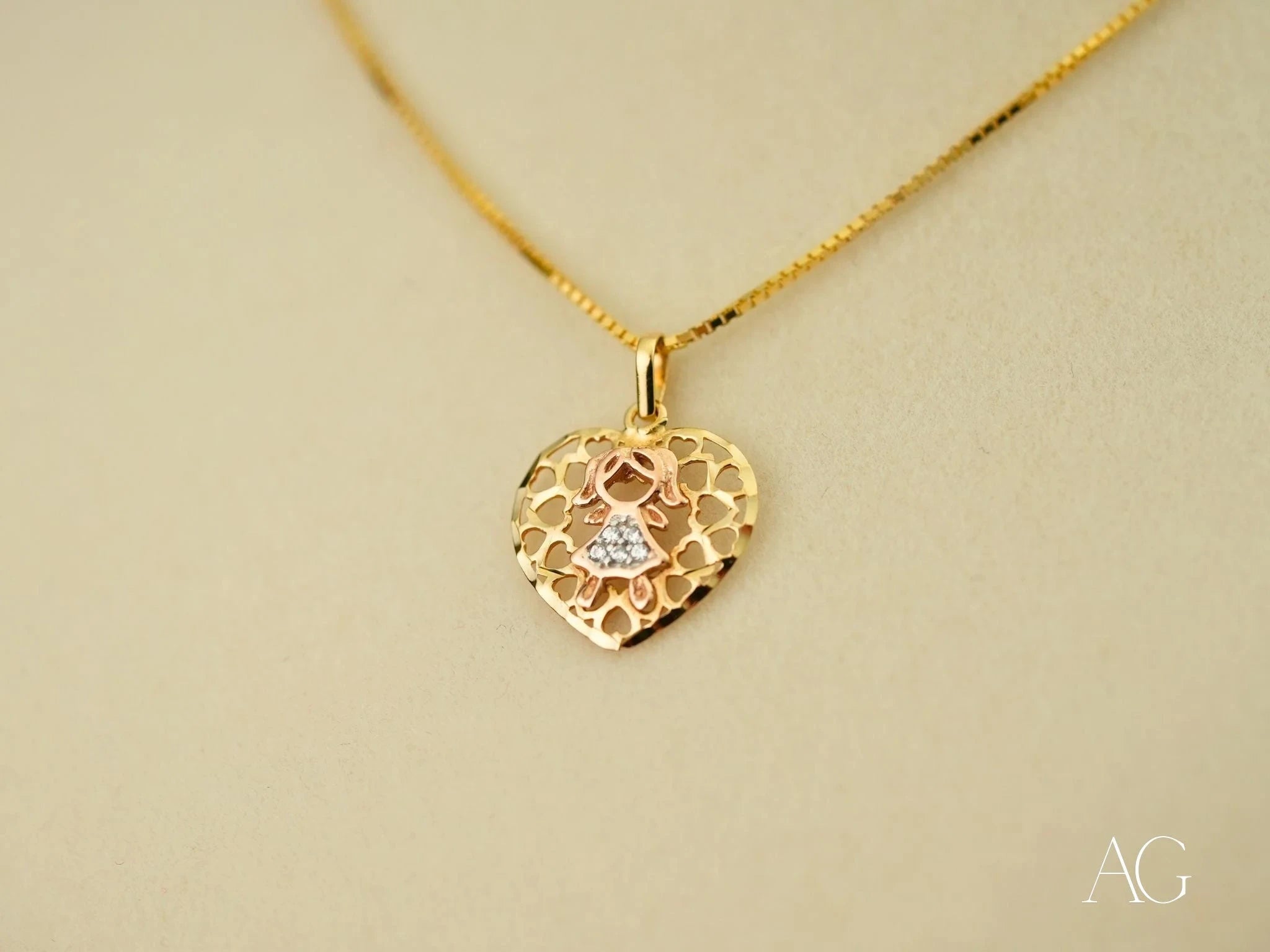 Golden H Doll: Elegant Gold Doll Pendant Necklace for Women - Perfect Gift for Birthdays, Anniversaries & Special Occasions