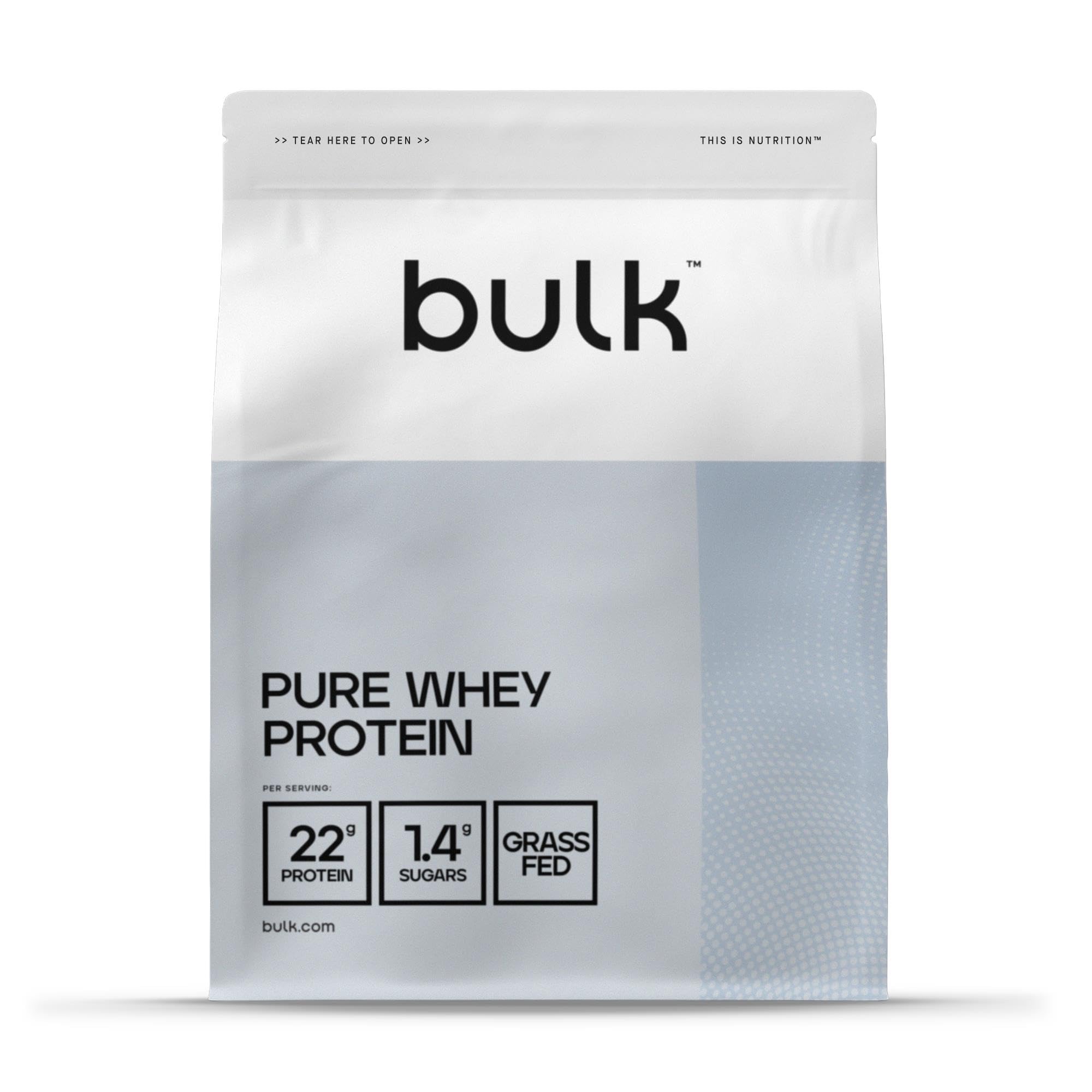 Bulk Pure Whey Protein Powder Shake - Vanilla Flavor 2.5kg (5.5lb) for Muscle Recovery & Weight Gain | Gym, Post-Workout, Meal Replacement | Packaging May Vary
