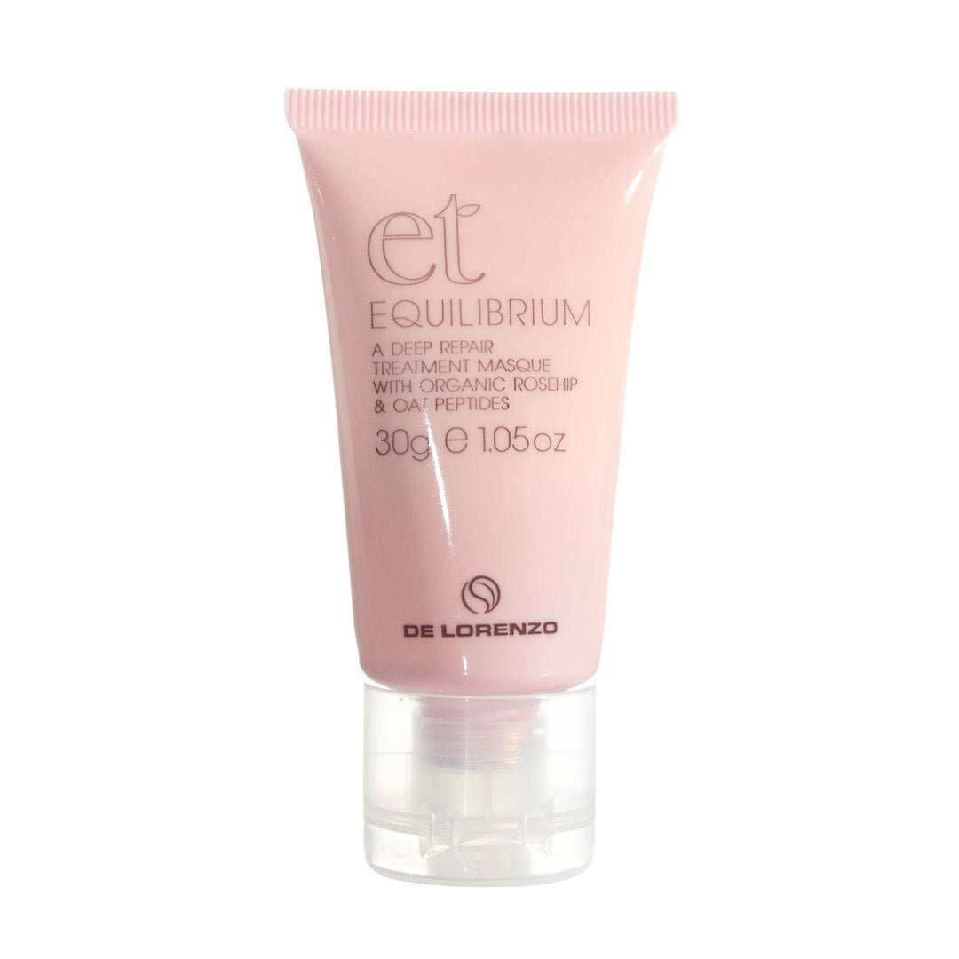 De Lorenzo Essential Treatments Equilibrium Hair Mask 30g - Deep Conditioning Treatment for Dry & Damaged Hair - Perfect for Salon & Home Use