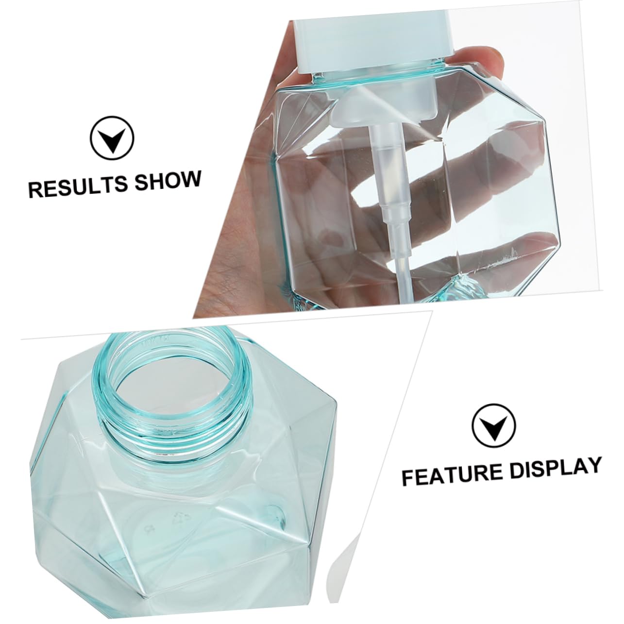 Bubble Maker Soap Dispenser - 2PC PETG & PP Material Facial Foam Maker with Flower Design - Perfect for Spa, Bath Time, Kids Play & Skincare Routine