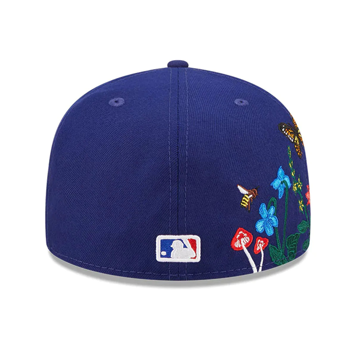 Los Angeles Dodgers Blooming Blue 59FIFTY Fitted Baseball Cap for Men - Official MLB Hat for Sports Fans & Streetwear Fashion