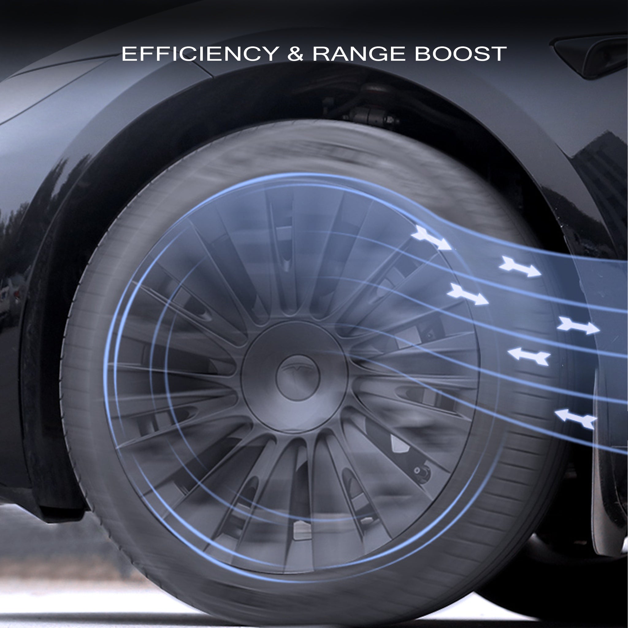 1 PCS Tesla Model 3 Highland 18-Inch Induction Style Wheel Cover Replacement - Perfect for Enhanced Aerodynamics & Stylish Upgrade
