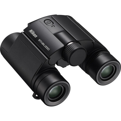 Nikon 10x25 S Stabilized Binoculars - 10x Magnification, 25mm Objective Lens, Image Stabilization - Perfect for Bird Watching, Travel & Outdoor Adventures