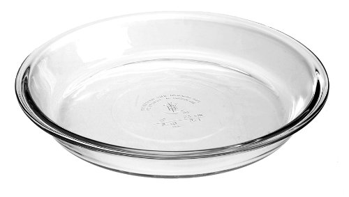 Anchor Hocking Oven Basics 9-Inch Pie Plate, Set of 6 - Durable Glass Pie Pans for Baking, Desserts & Thanksgiving - Perfect for Pies, Quiches, Casseroles & Party Serving