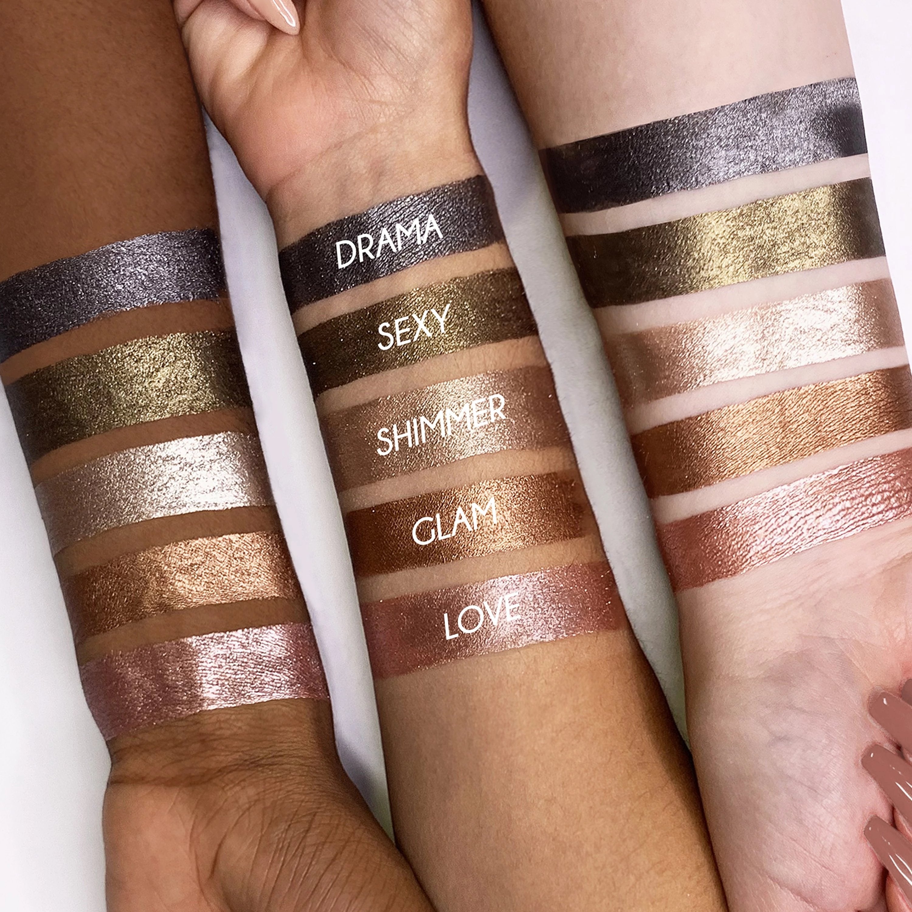 Metallic Eye Sparkle Shadow - Shimmery Eyeshadow Palette for Glam Makeup Looks | Perfect for Party, Night Out & Special Occasions