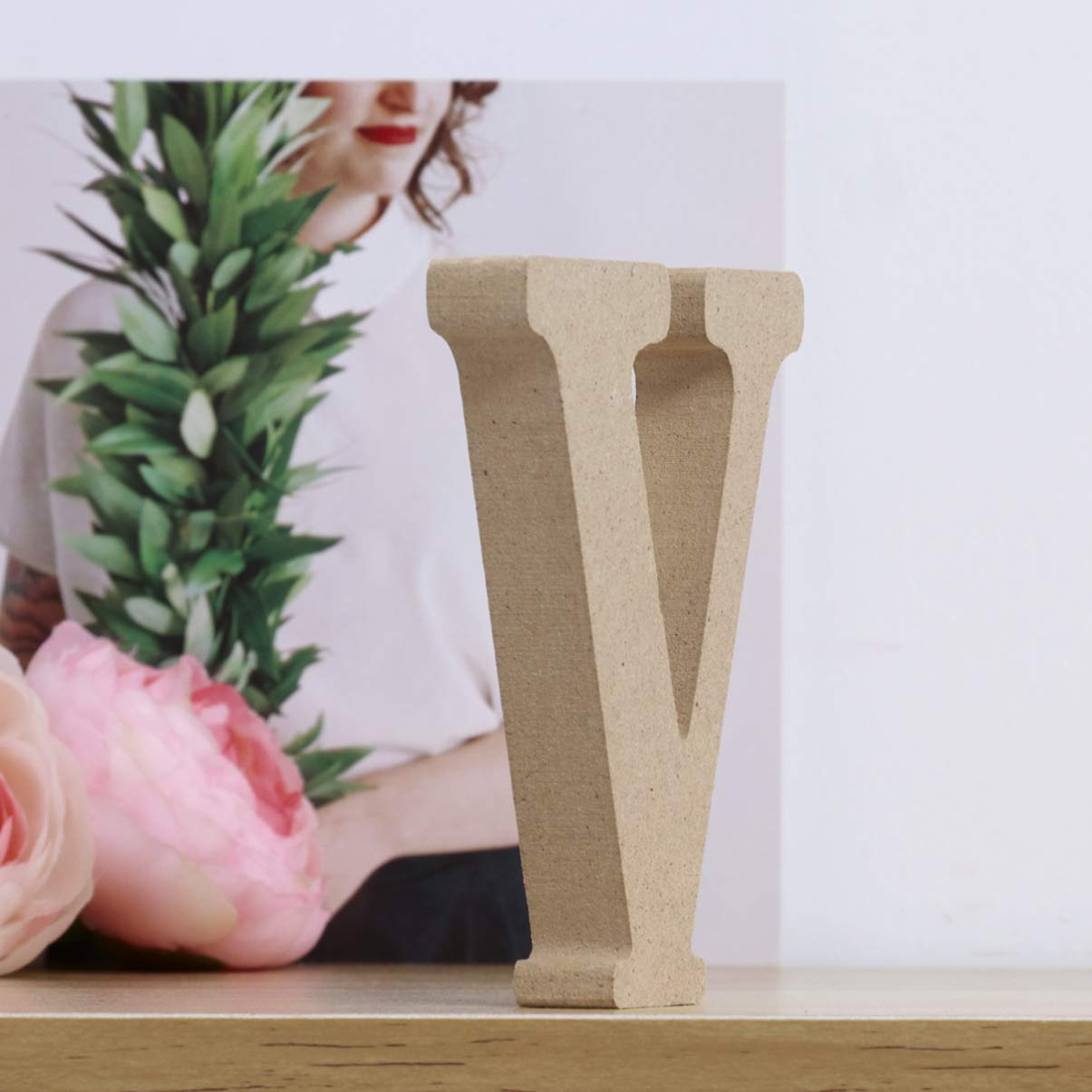 Wooden Alphabet Letters for Nursery Wall Decor - DIY Craft & Home Decor