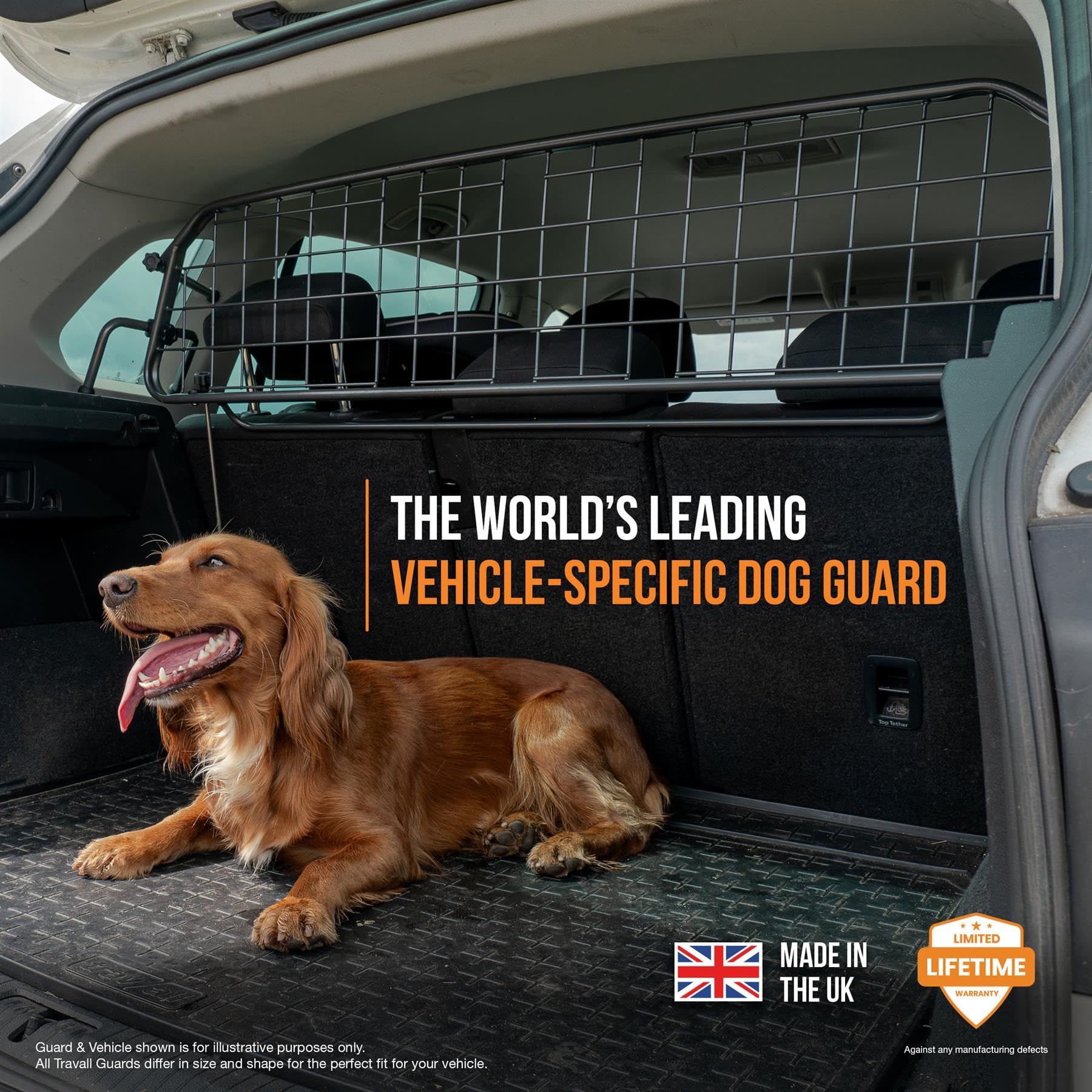 Travall Heavy Duty Dog Guard for Nissan Pathfinder (2014-2021) | Custom Fit Pet Barrier | Powder Coated Steel Mesh Cargo Divider | Perfect for Road Trips & Pet Safety