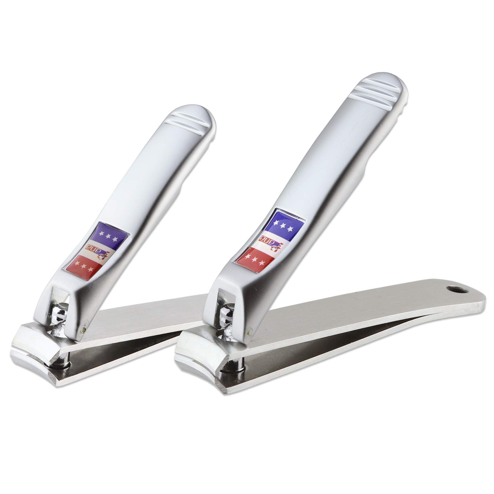 Premium Stainless Steel Nail Clippers Set - Sharp Professional Grade Pana Nail Clipper for Fingers & Toes - Ergonomic Luxury Nail Care Tool for Home, Travel & Grooming Kit