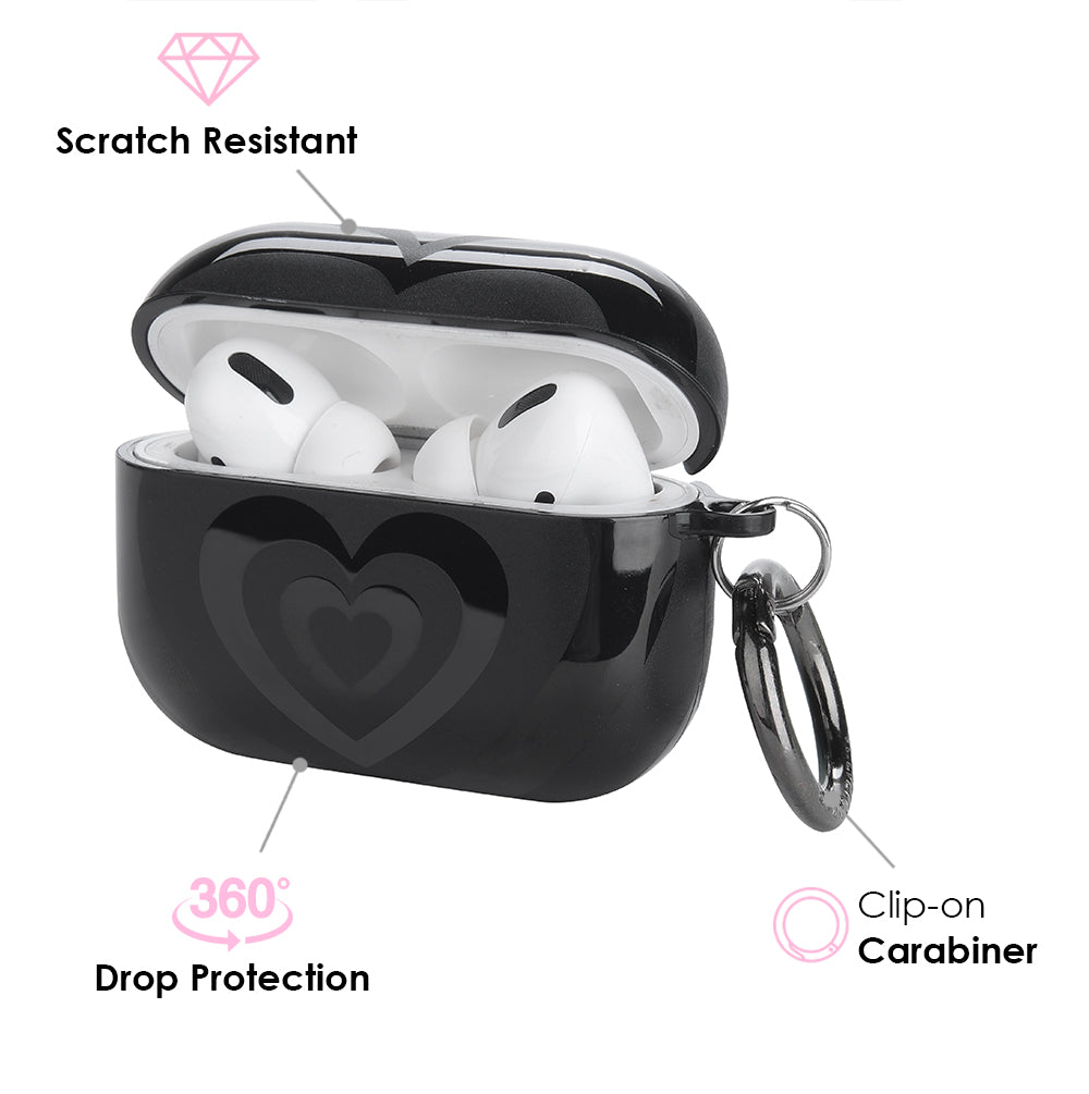 Sweethearts Noir AirPod Case - Stylish Protective Cover for Apple AirPods 1/2/3 & Pro - Perfect for Travel, Work & Everyday Use