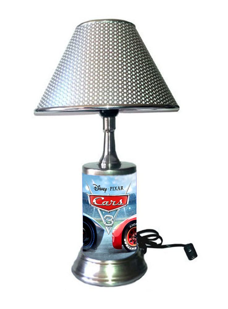 JS Characters LED Desk Lamp with Shade - Cartoon Animated Movie Themed Night Light for Kids Room, Study Table & Bedside Reading Light