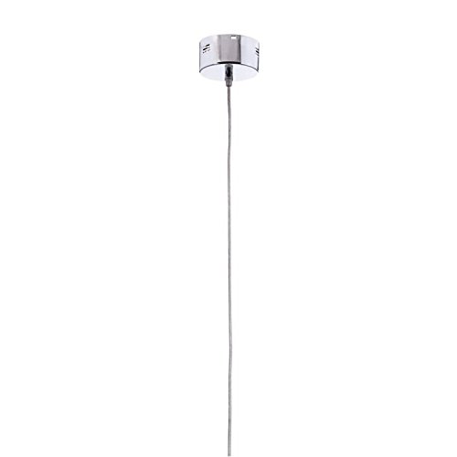 Brika Home Modern Clear Glass Ceiling Lamp - Stylish Lighting Fixture for Living Room, Bedroom & Dining Room