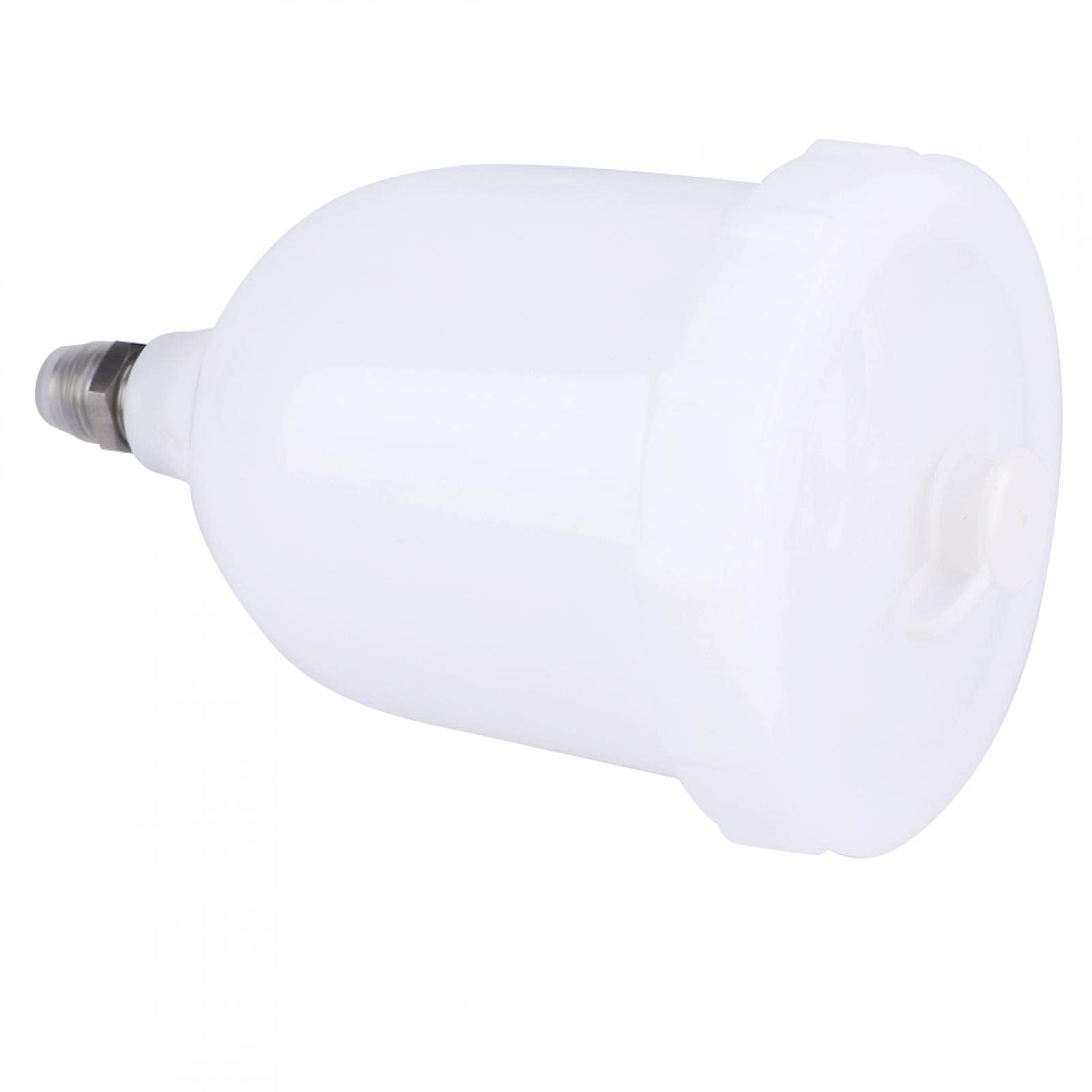 600ml Oil Resistant Paint Spray Pots - High Strength Plastic Gravity Feed Cups with Threaded Connector for Automotive, Industrial & DIY Painting Projects