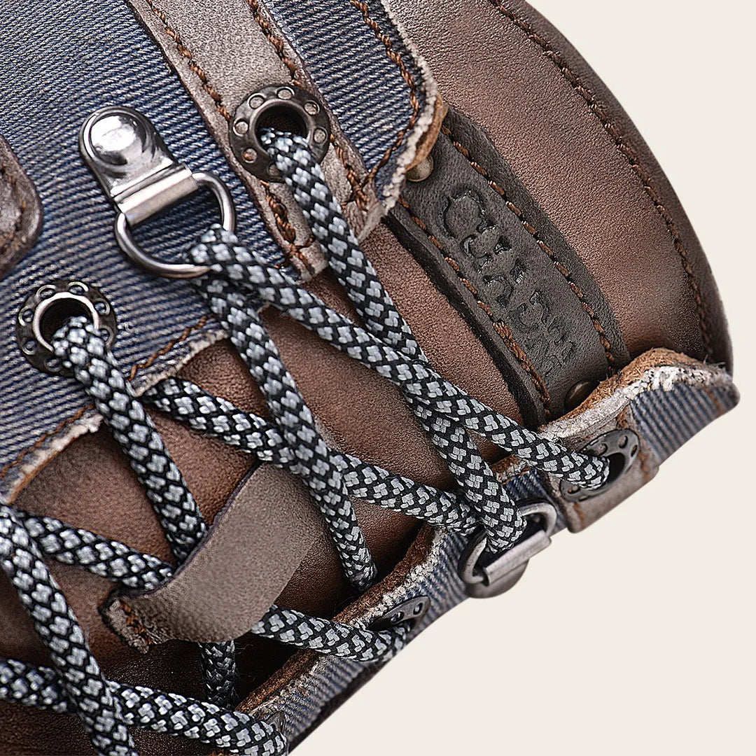 Men's Cuadra Casual Pirarucu Skin Ankle Boots - Waterproof & Comfortable for Outdoor, Work & Daily Wear