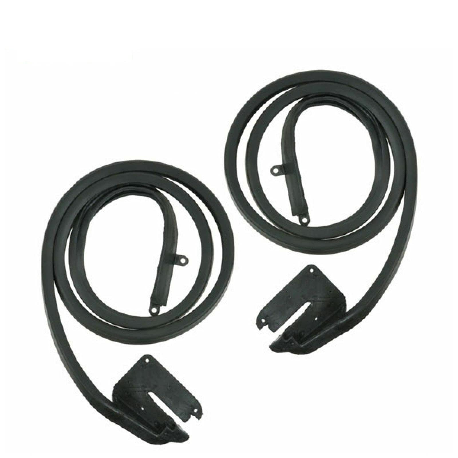 SarahQ Rubber Door Weatherstrip Seal Set - Pair (Left & Right) - OE# 1AWSD00528 KF3069 - Perfect for Home Insulation & Weatherproofing