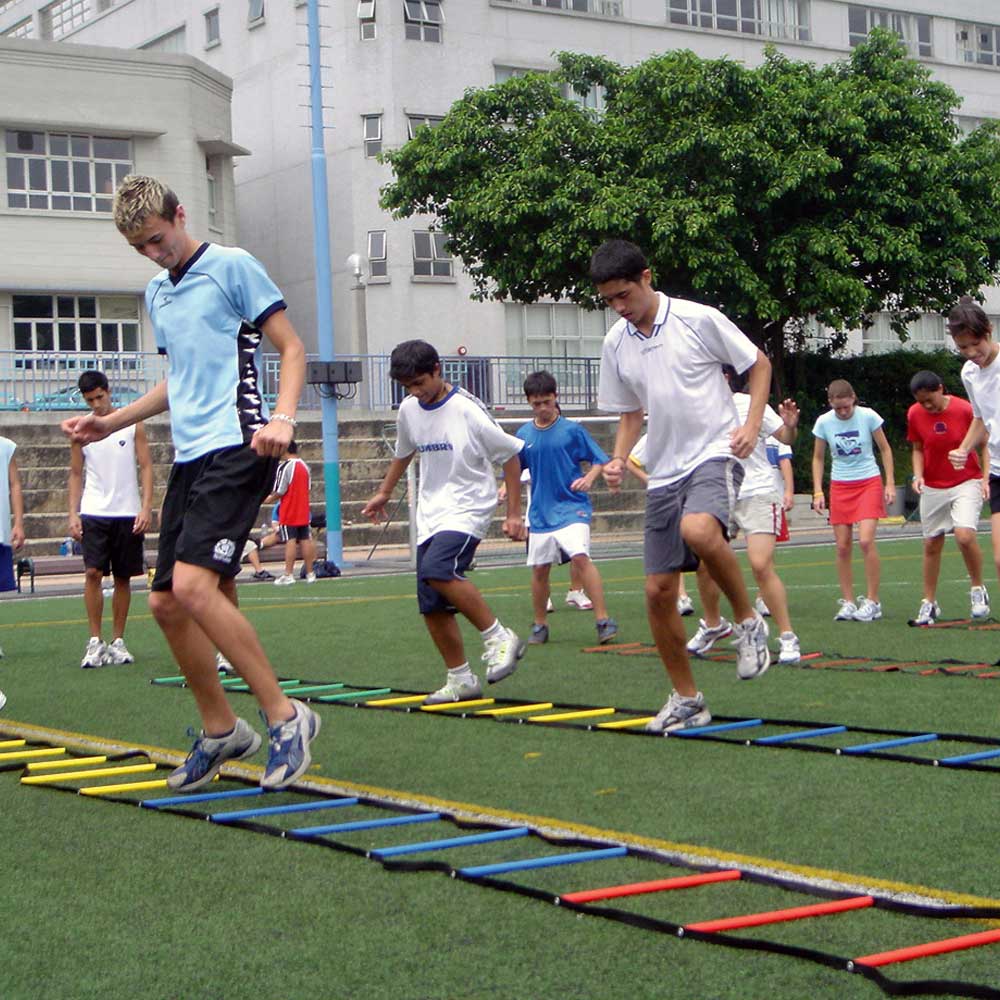 XLR8 Multi-Colored Fastfoot Ladder - Lightweight & Durable Agility Training Equipment for Soccer, Football & Speed Drills - Perfect for Athletes & Fitness Enthusiasts