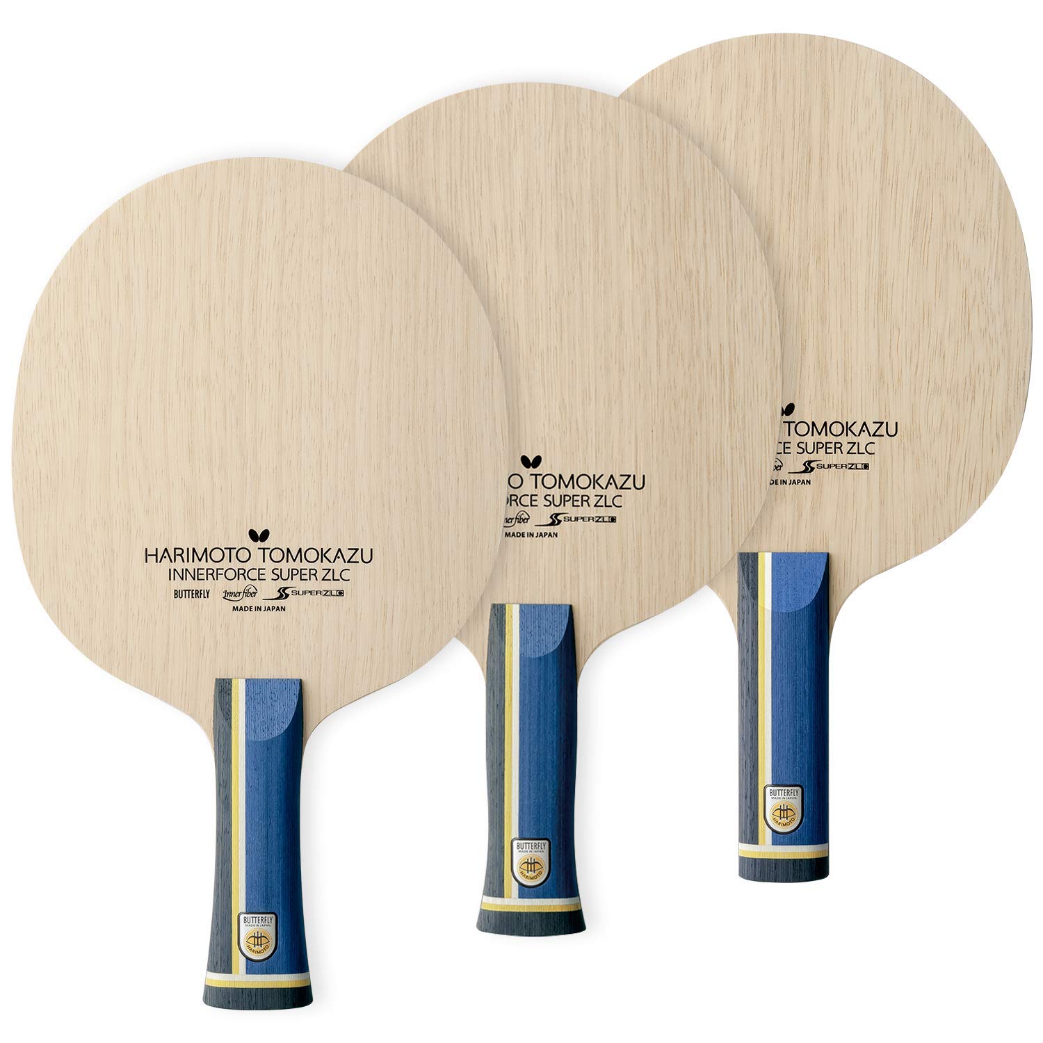 Butterfly Harimoto Innerforce Super ZLC Table Tennis Racket - Professional Carbon Fiber Blade for Competitive Play - AN/FL/ST Handle Styles - Made in Japan - Perfect for Tournament Training & Advanced Players