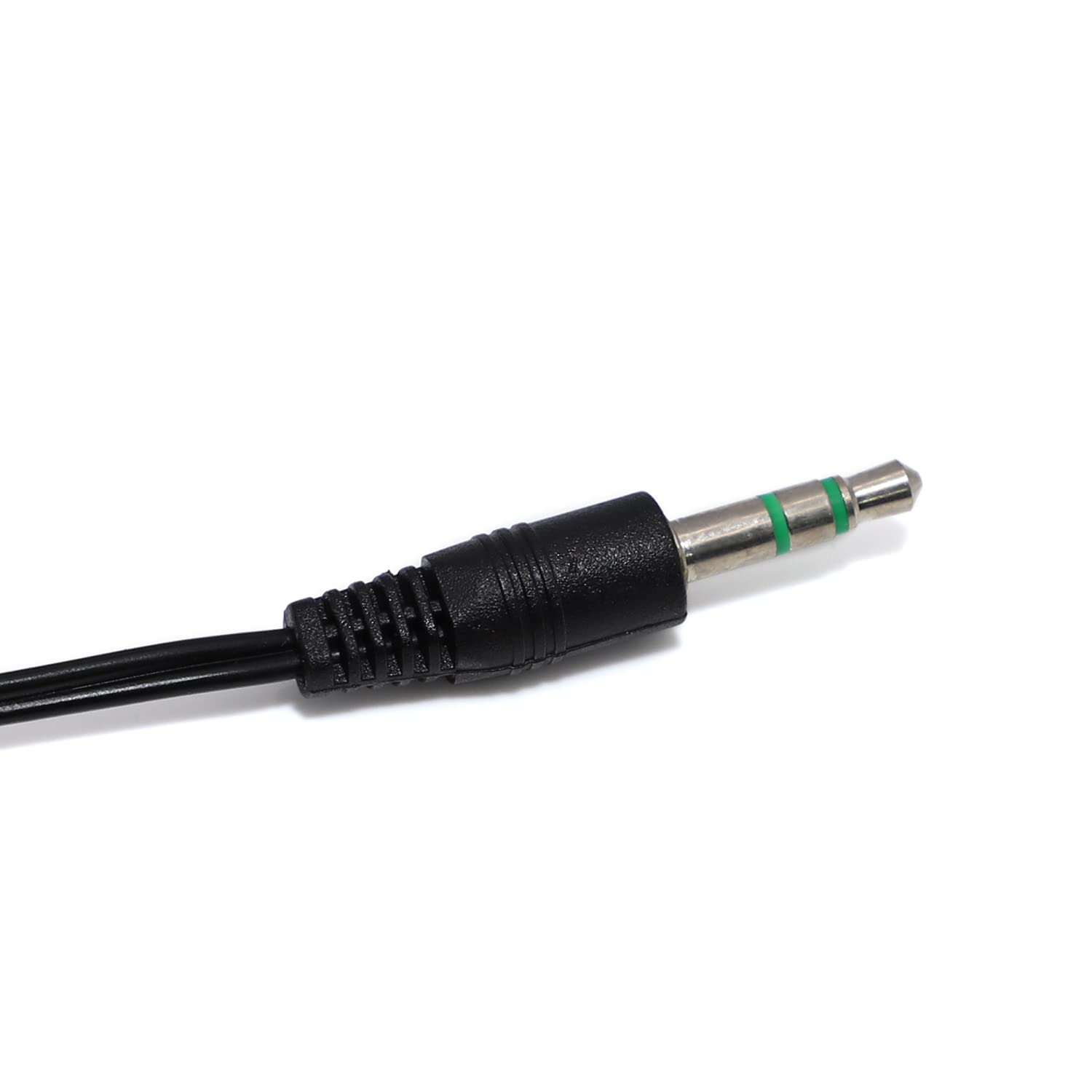Avid Products AE-08 50 Pack Black Disposable On-Ear Headphones with 3.5mm Plug - Bulk Headphones for Schools, Gyms, Airlines & Events