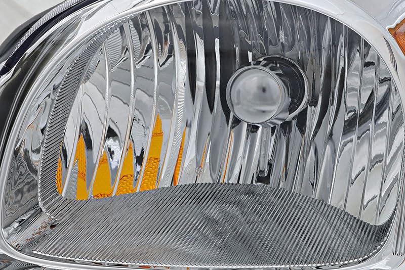 Chevrolet Chevy Cobalt 2005-2007 & Pontiac G5 2007-2009 & Pursuit 2005-2006 Replacement Headlight Assembly Kit - Halogen Headlamp Set for Driver & Passenger Side - Perfect for Night Driving & Vehicle Restoration