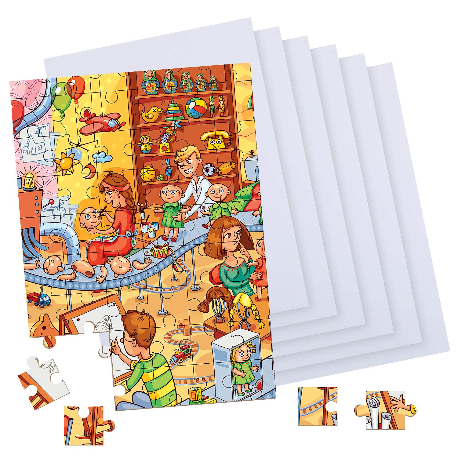 30 Sheets Puzzle Saver - Transparent Puzzle Glue Sheets, Puzzle Adhesive Mat, Puzzle Sticker for Puzzle Preservation - Perfect for DIY Crafts, Scrapbooking & Puzzle Display