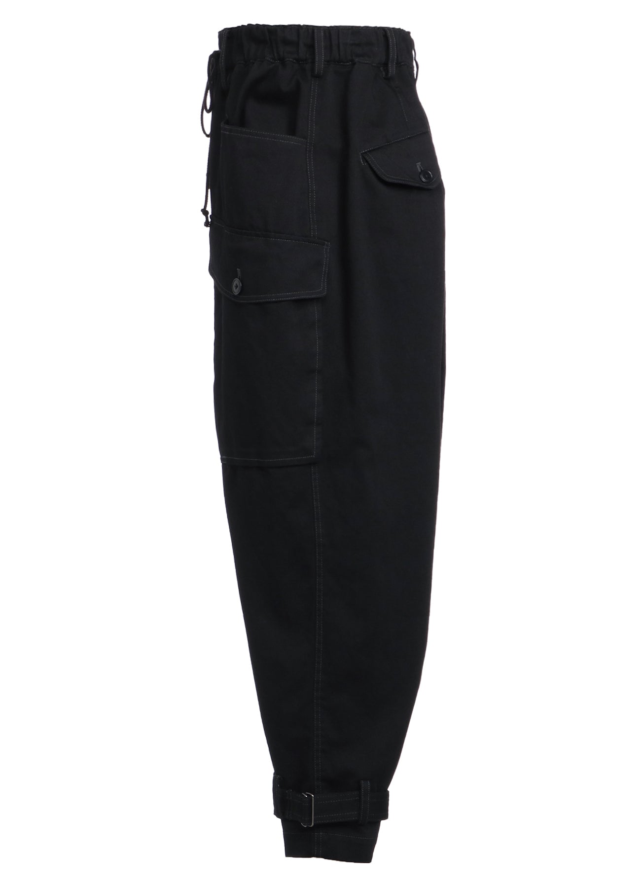 Men's Cotton Drill Cargo Pants with Belted Hems - Durable Workwear & Outdoor Adventure Pants for Hiking, Camping & Casual Wear