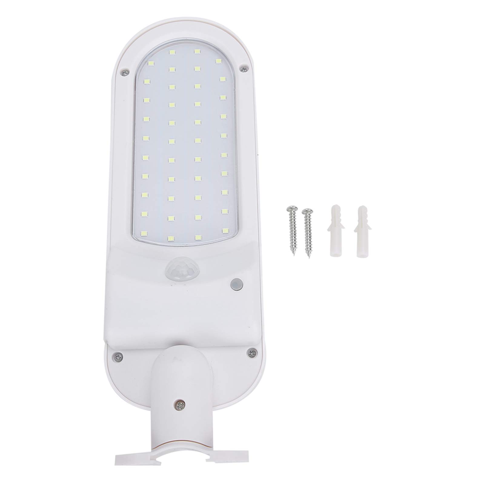 Raguso Solar Powered LED Wall Light with Motion Sensor - White Outdoor Garden Lighting for Pathways, Patios, and Backyards | Weatherproof & Energy Efficient Solar Wall Lamp