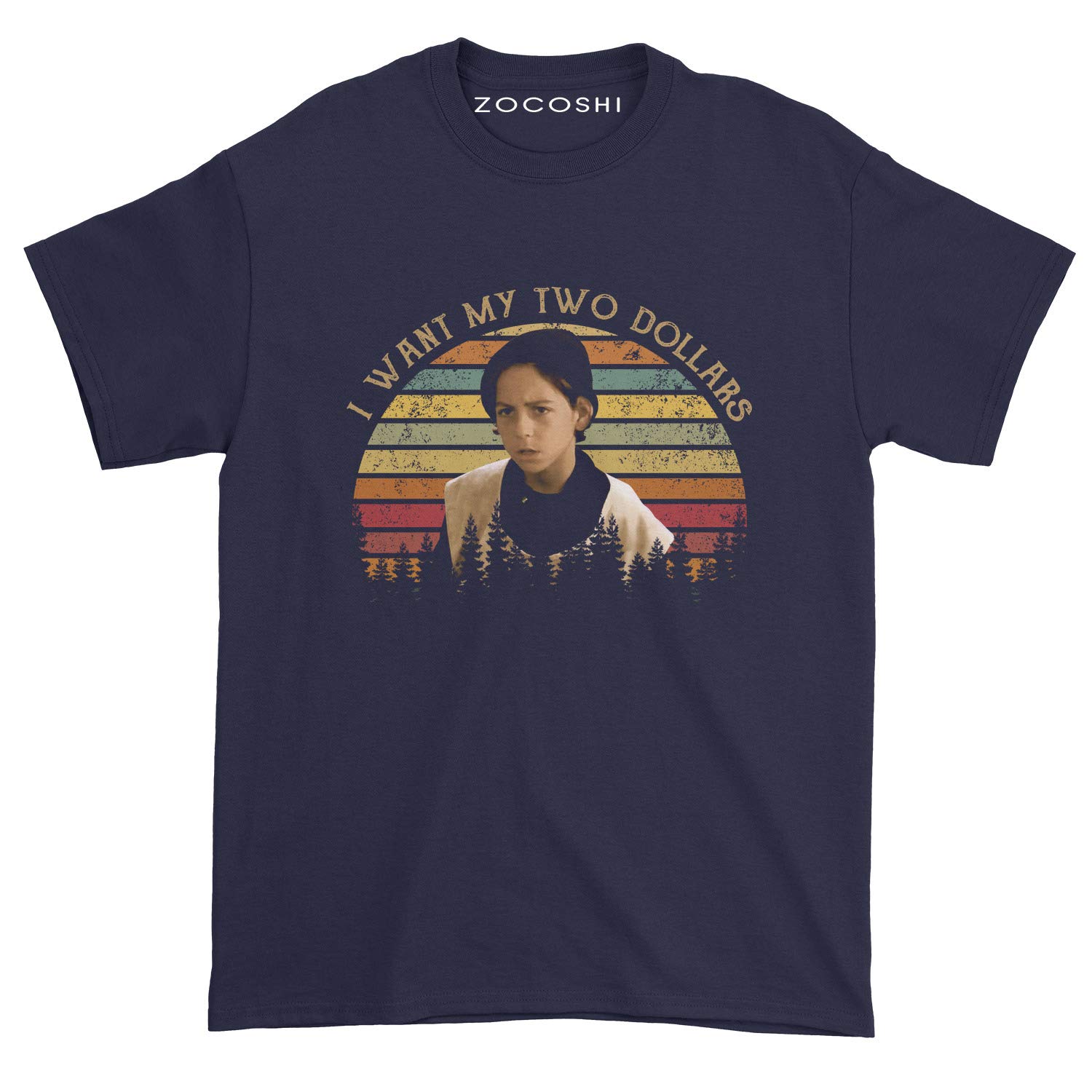 Zocoshi 'I Want My Two Dollars' Funny Movie Quote T-Shirt - Casual Wear for Fans of Classic Comedy Films
