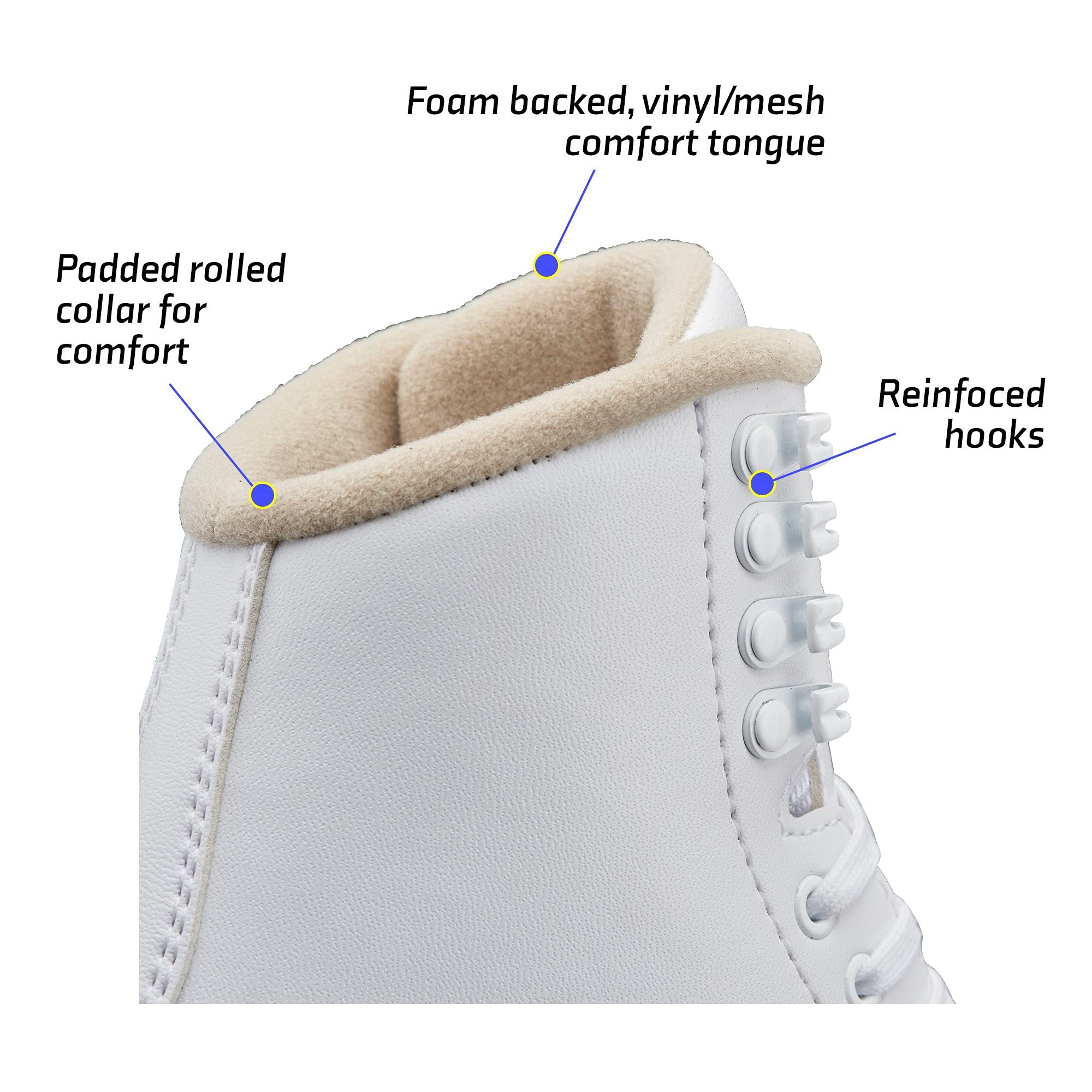 Jackson Ultima Mystique Figure Skates with Mark II Blade - Women's & Girls' Ice Skates for Performance & Style - Perfect for Competitions, Practice & Recreational Skating