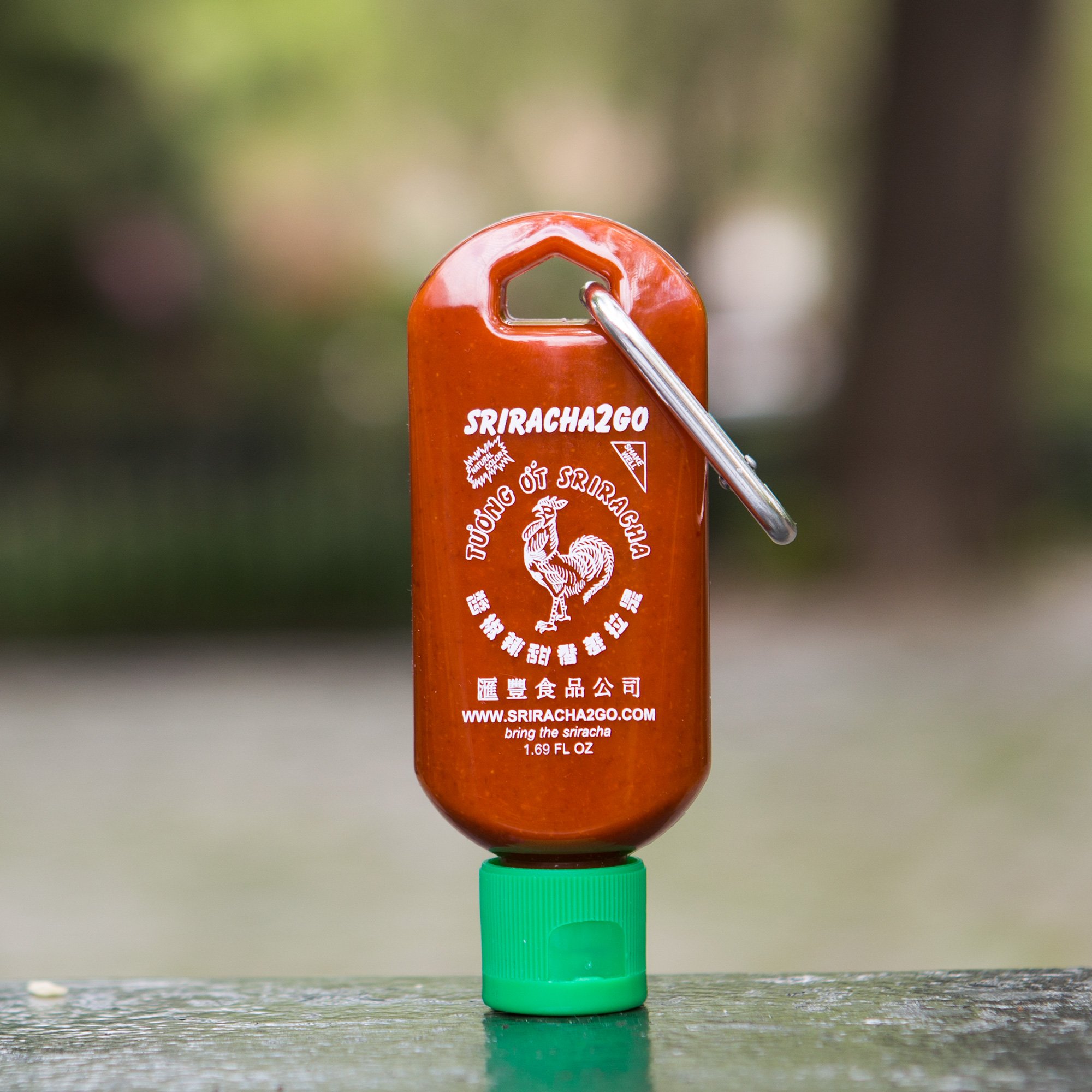 Sriracha Hot Sauce Bottle Keychain 1.7oz (10-Pack) - Miniature Replica for Spicy Food Lovers - Perfect for Backpacks, Key Rings & Gifts for Hot Sauce Enthusiasts