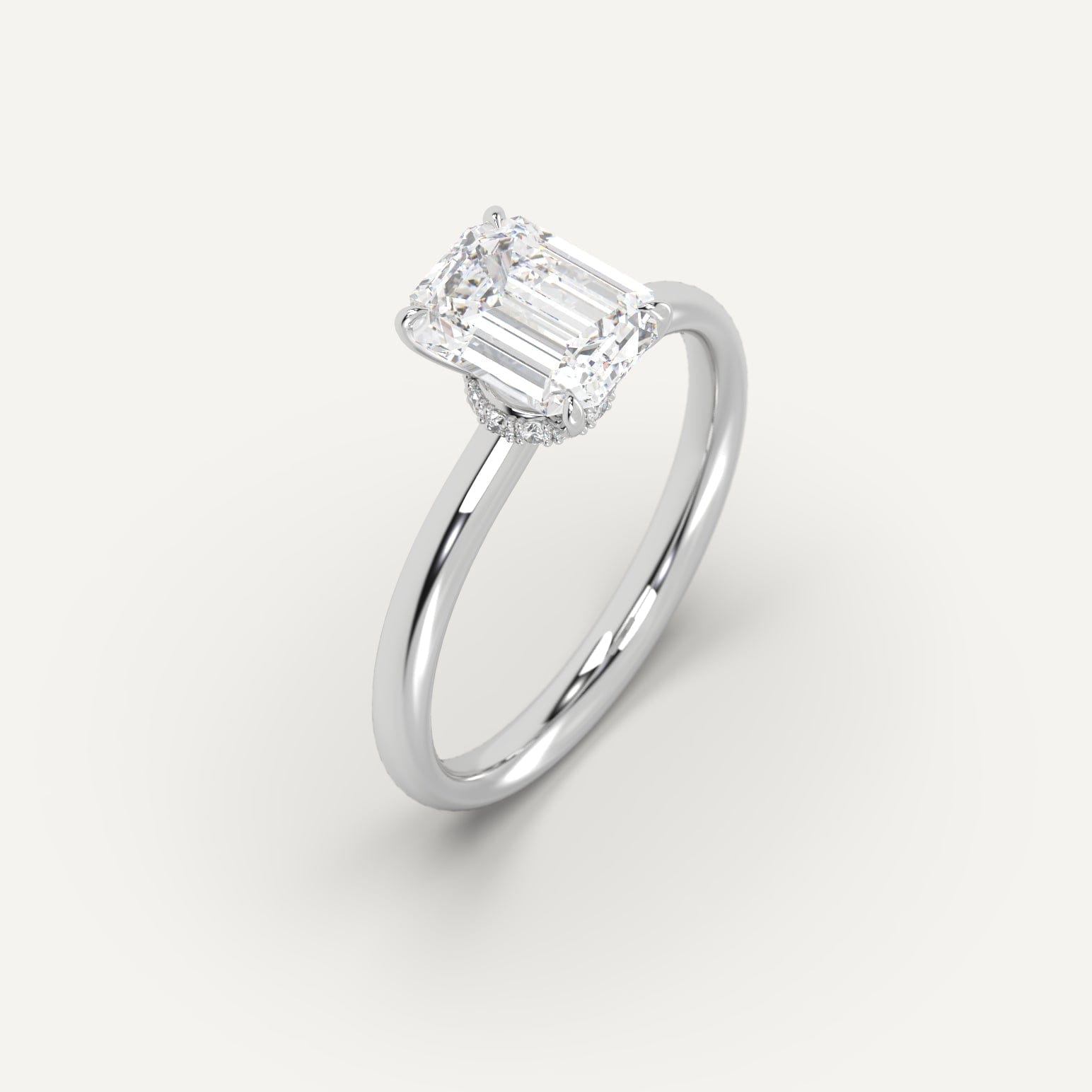 2 Carat Emerald Cut Diamond Ring - Elegant Solitaire Engagement Ring for Women | Perfect for Proposals, Anniversaries & Special Occasions