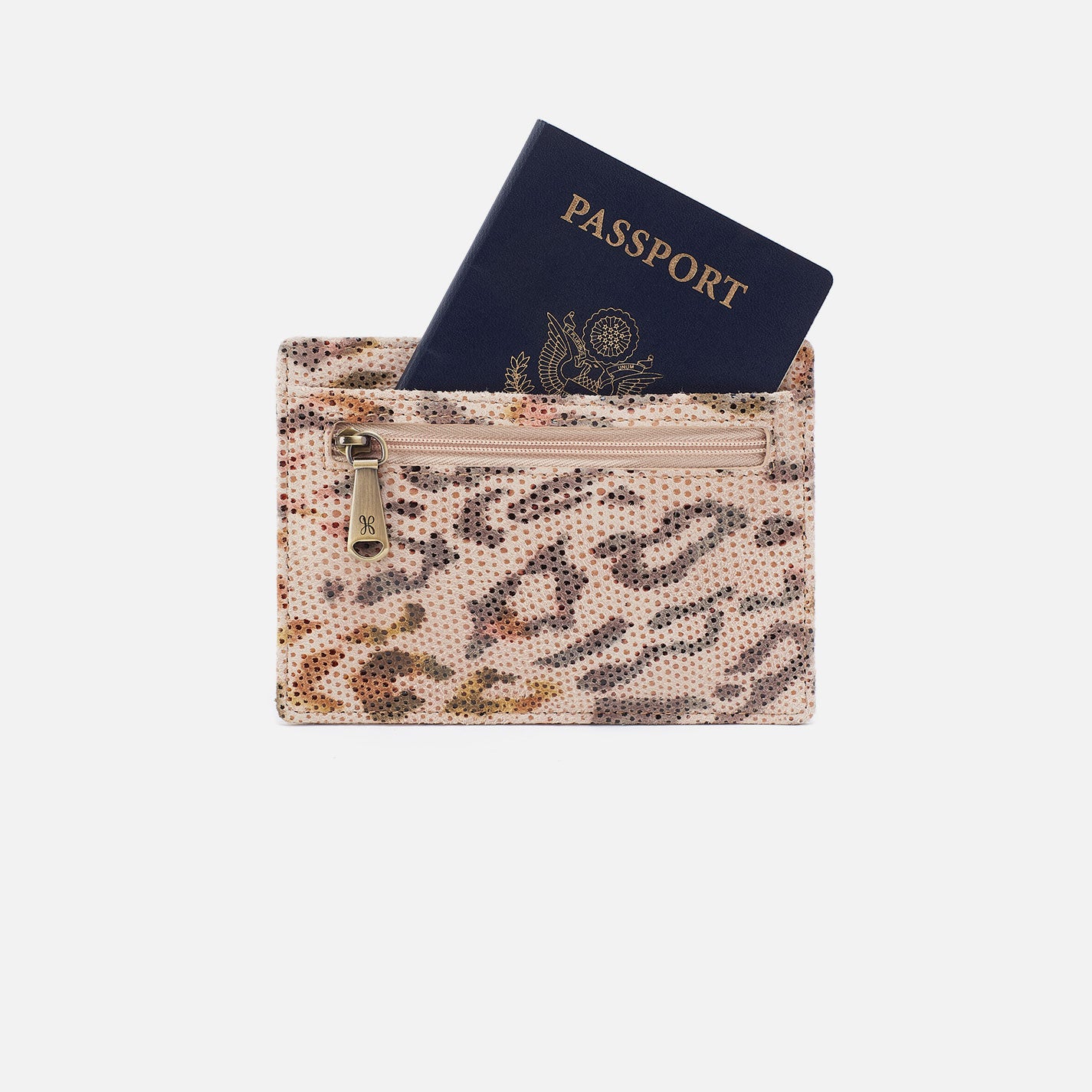Premium Printed Leather Euro Slide Card Case - Summer Safari Design - Perfect for Travel, Business & Everyday Use