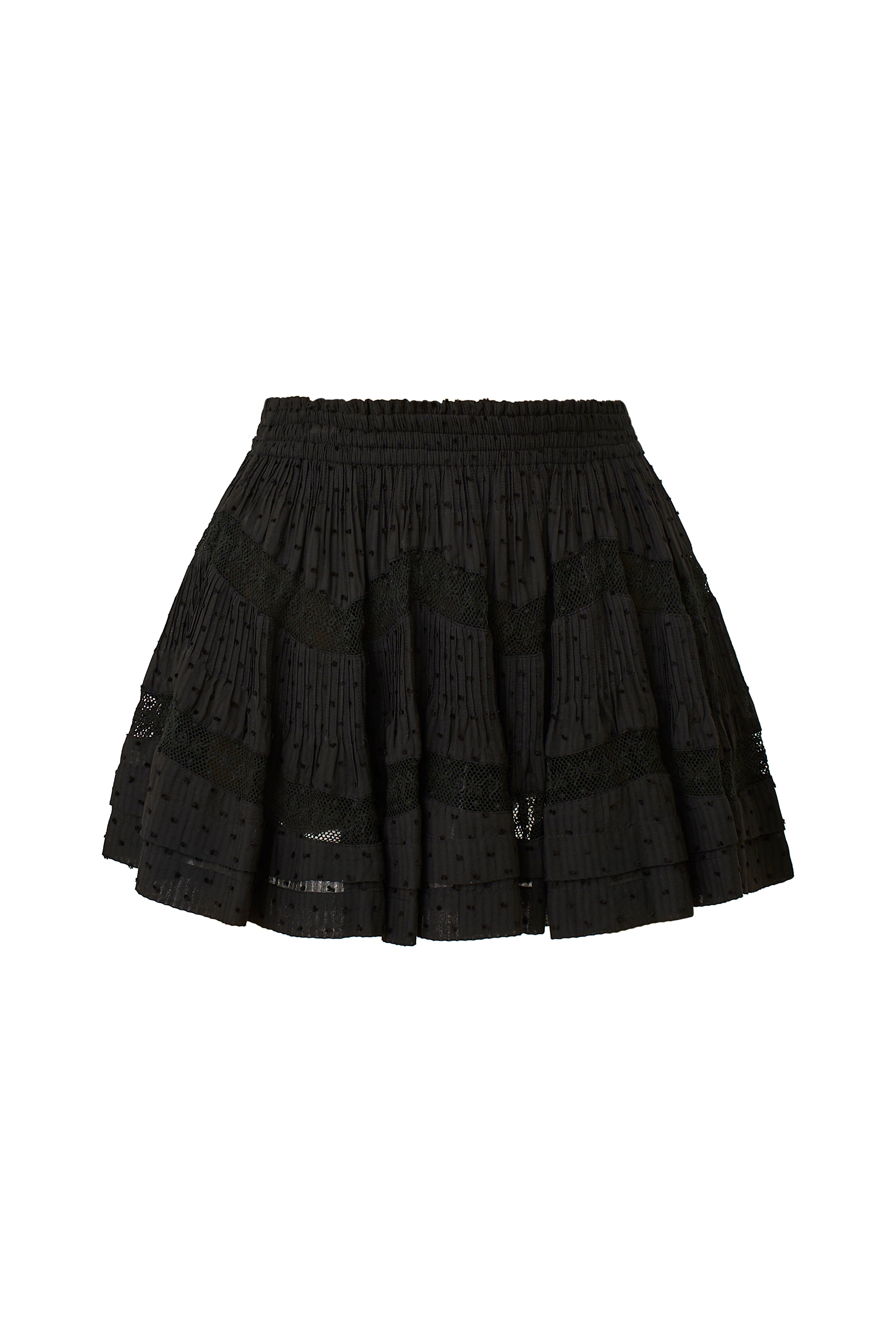 Lorianne Floral Mini Skirt for Women - Black A-Line Summer Skirt | Casual, Party & Date Night Outfits | Perfect for Beach, Vacation & Streetwear Fashion