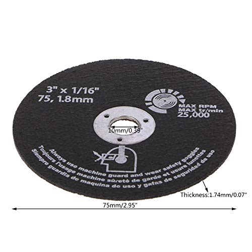 10PCS 4.5 Inch Resin Grinding Wheel Discs - Premium Metal Cutting Saw Blades for Angle Grinder (63HF) - Perfect for DIY Projects, Metal Fabrication & Construction Work