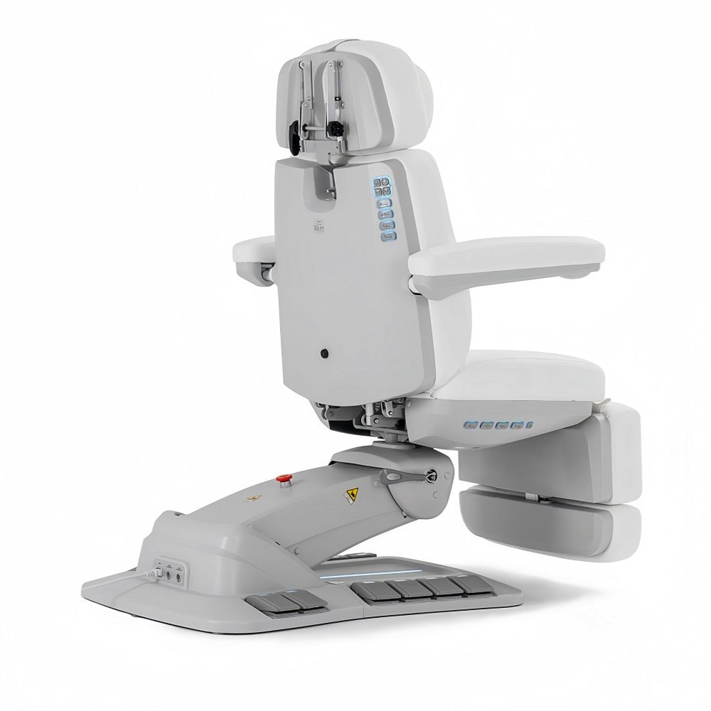 SilverFox 2246EBN Electric 4-Motor Professional Facial Bed with Memory Function - Adjustable Esthetician Chair for Spa & Salon Treatments, Includes Hand Remote, Paper Holder & Foot Cover Package - Perfect for Facials, Massage & Skin Care Procedures