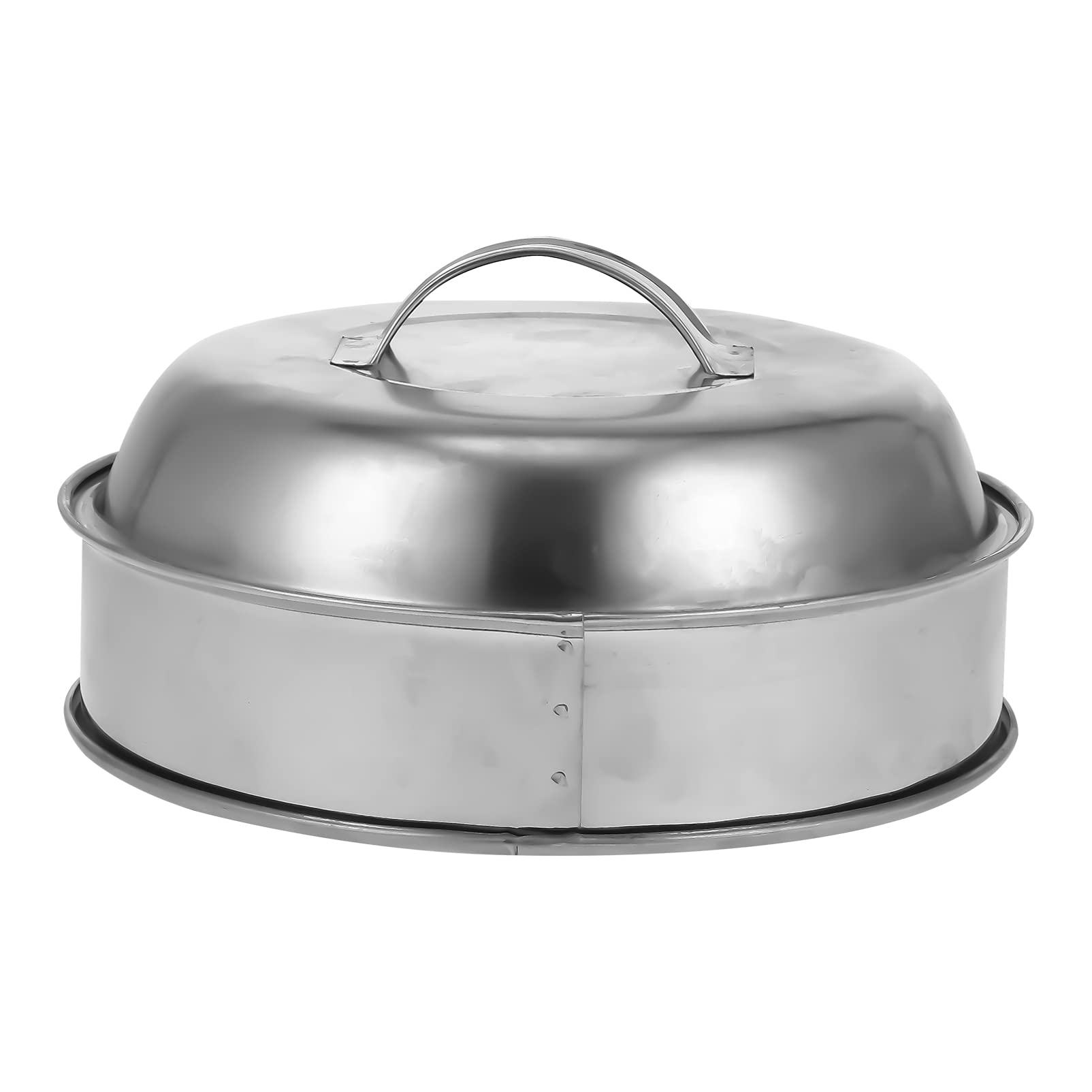 **Cabilock Stainless Steel Cheese Melting Lid - Splatter Cover for Grill, Stock Pot, Flattop & Bakery - Portable Dome for Burgers, Steaks & Glass Dishes - Perfect for BBQ, Kitchen & Outdoor Cooking**
