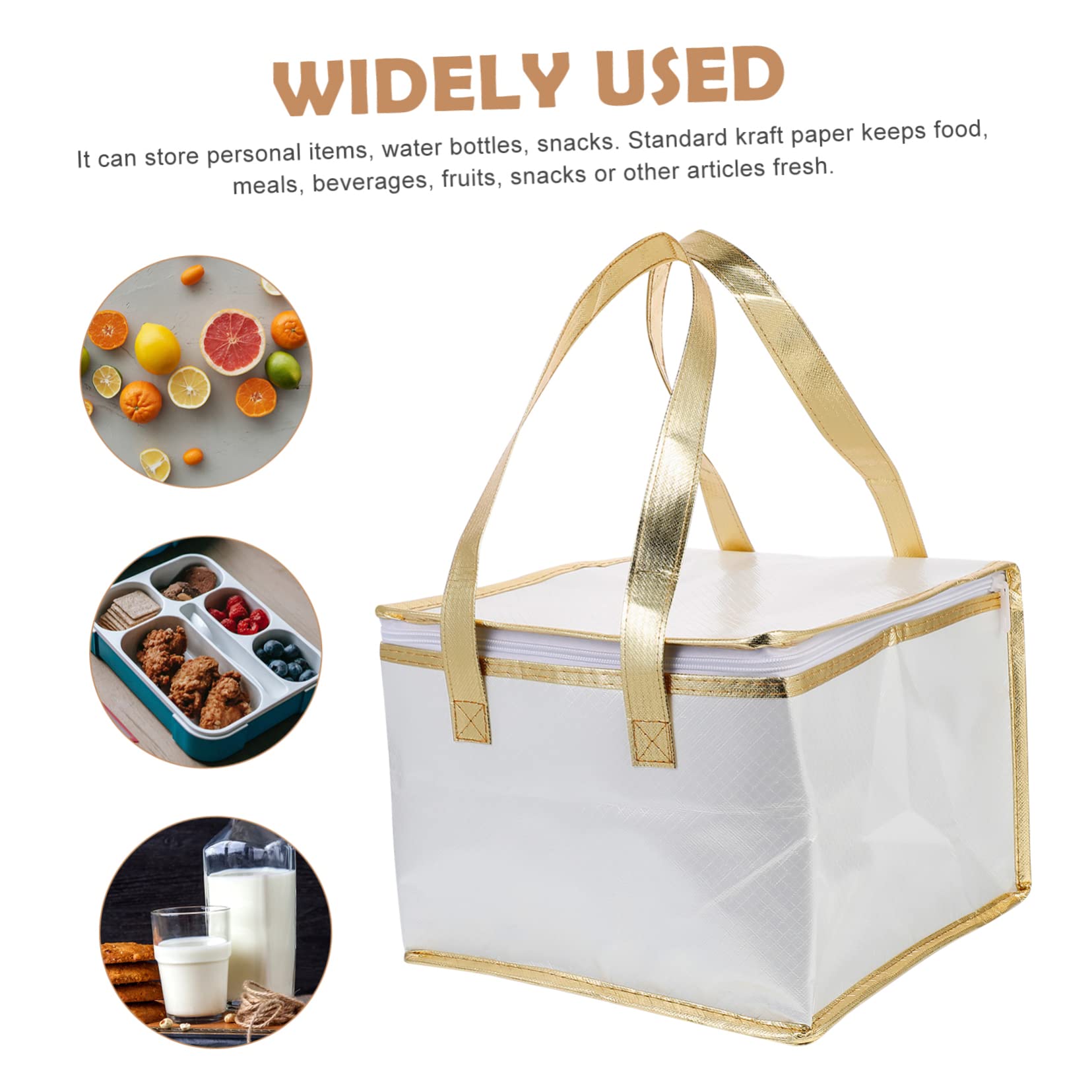 Premium Insulated Food Storage Bag for Seafood & Snacks - Leakproof, Portable Cooler Lunch Bag - Perfect for Picnics, Beach Trips & Outdoor Adventures