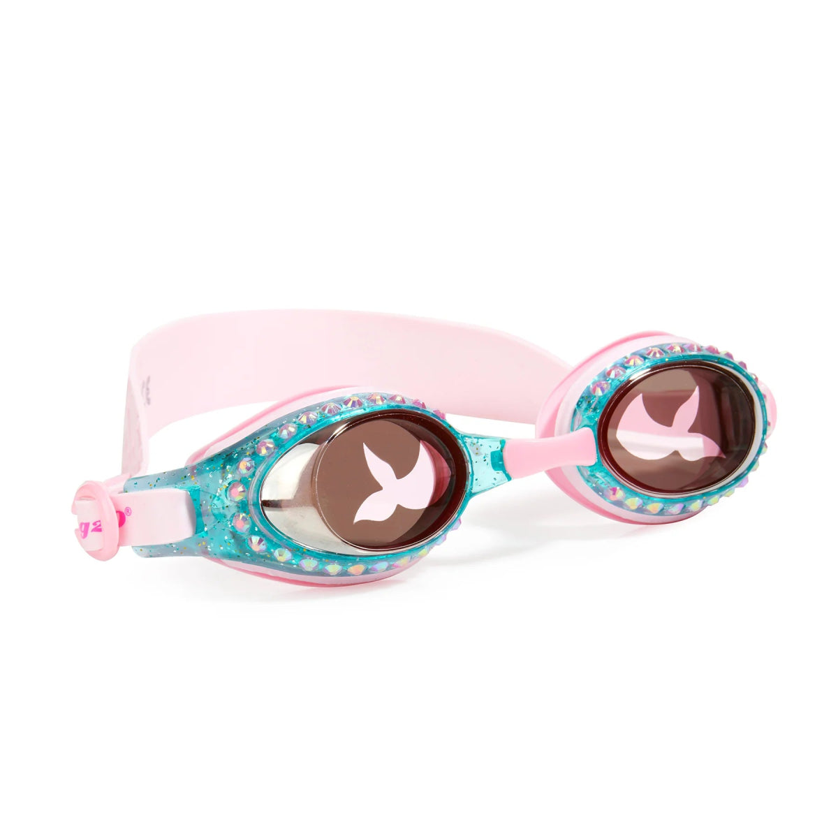 Mermaid Jewel Goggles - Waterproof Swim Goggles for Women & Girls - Fashionable & Comfortable for Pool, Beach, and Snorkeling