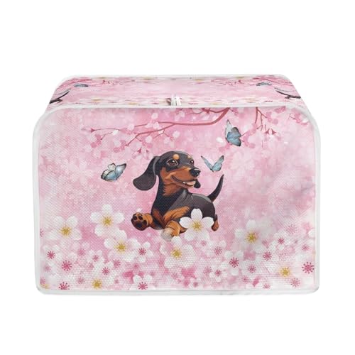 Pink-Dachshund Peach Blossom