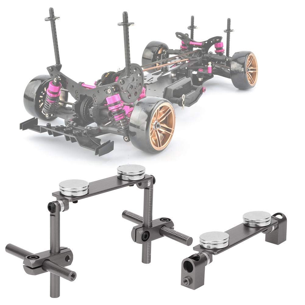 Tbest Aluminum Magnetic Invisible Body Mount Kit for 1/10 HSP RC Racing Cars - Durable RC Car Body Shell Clips with Strong Magnets - Perfect for Off-Road, Drifting & Competitive RC Racing