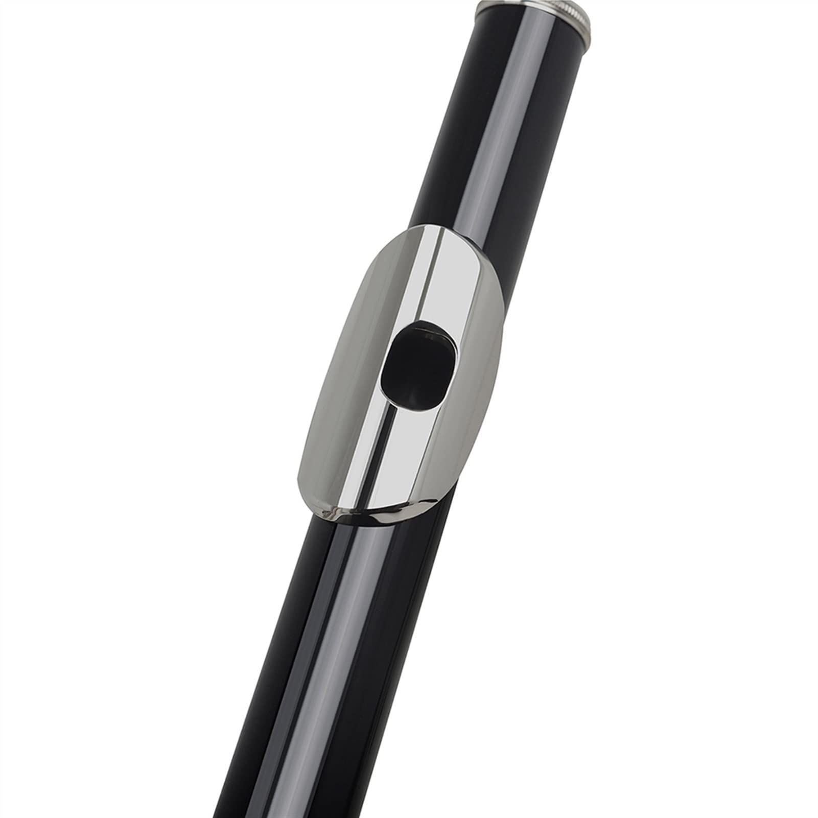 Kerrey Silver Key Cupronickel Closed Hole C Tone Flute - 16 Holes Professional Transverse Flute for Kids with Black Case | Perfect for Beginners, School Band & Music Lessons