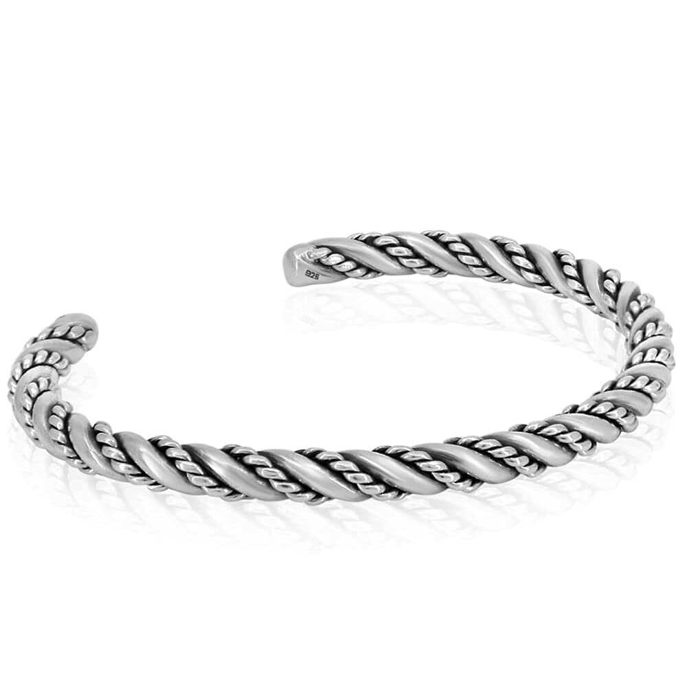 Viking Bracelets for Men & Women - 925 Sterling Silver Cuffs in Various Designs (Sizes M, L, XL) - Perfect for Viking Lovers, Cosplay, and Everyday Wear