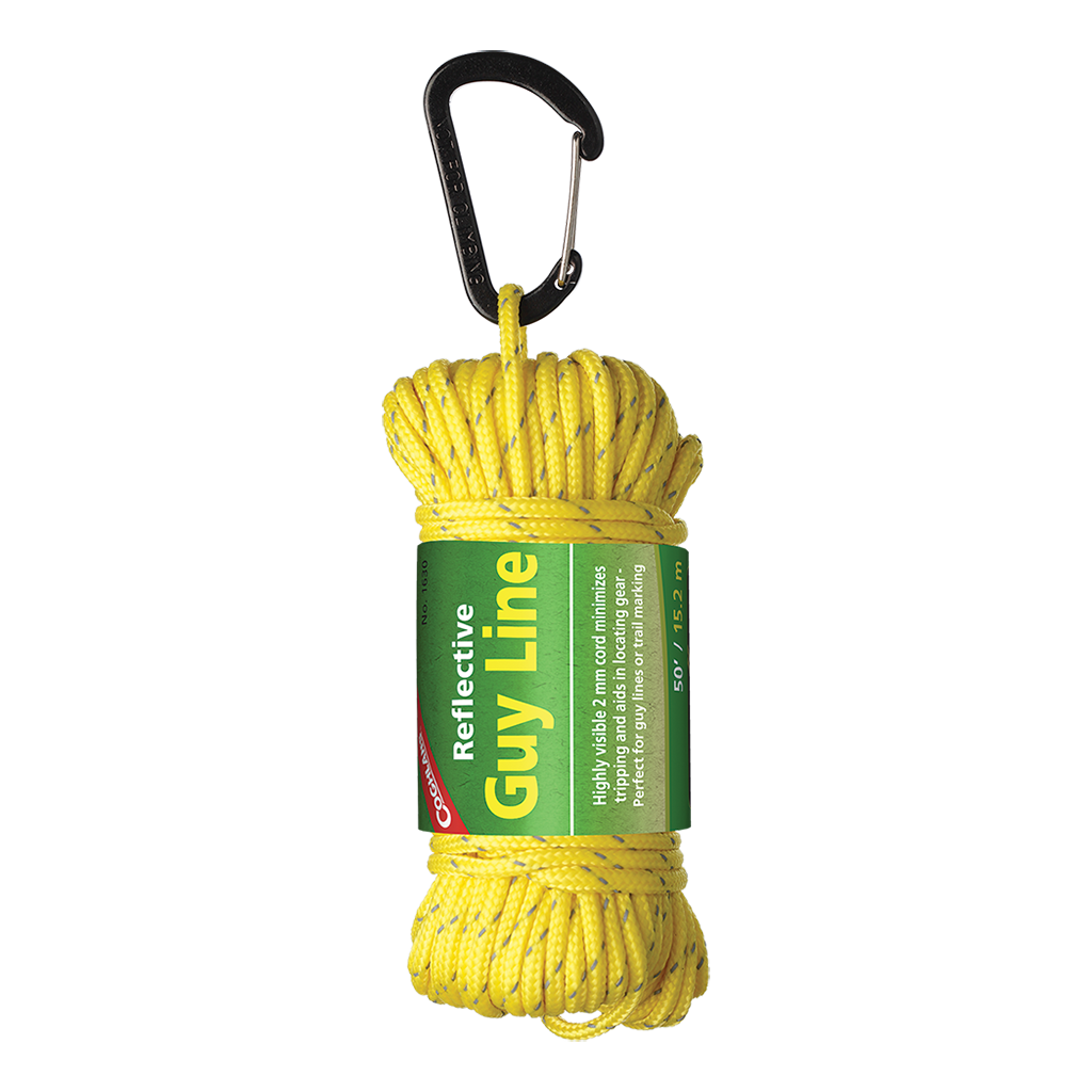 Coghlan's Reflective Guy Line - High Visibility Camping Rope for Tents, Tarps & Outdoor Gear - Perfect for Backpacking, Hiking & Emergency Situations